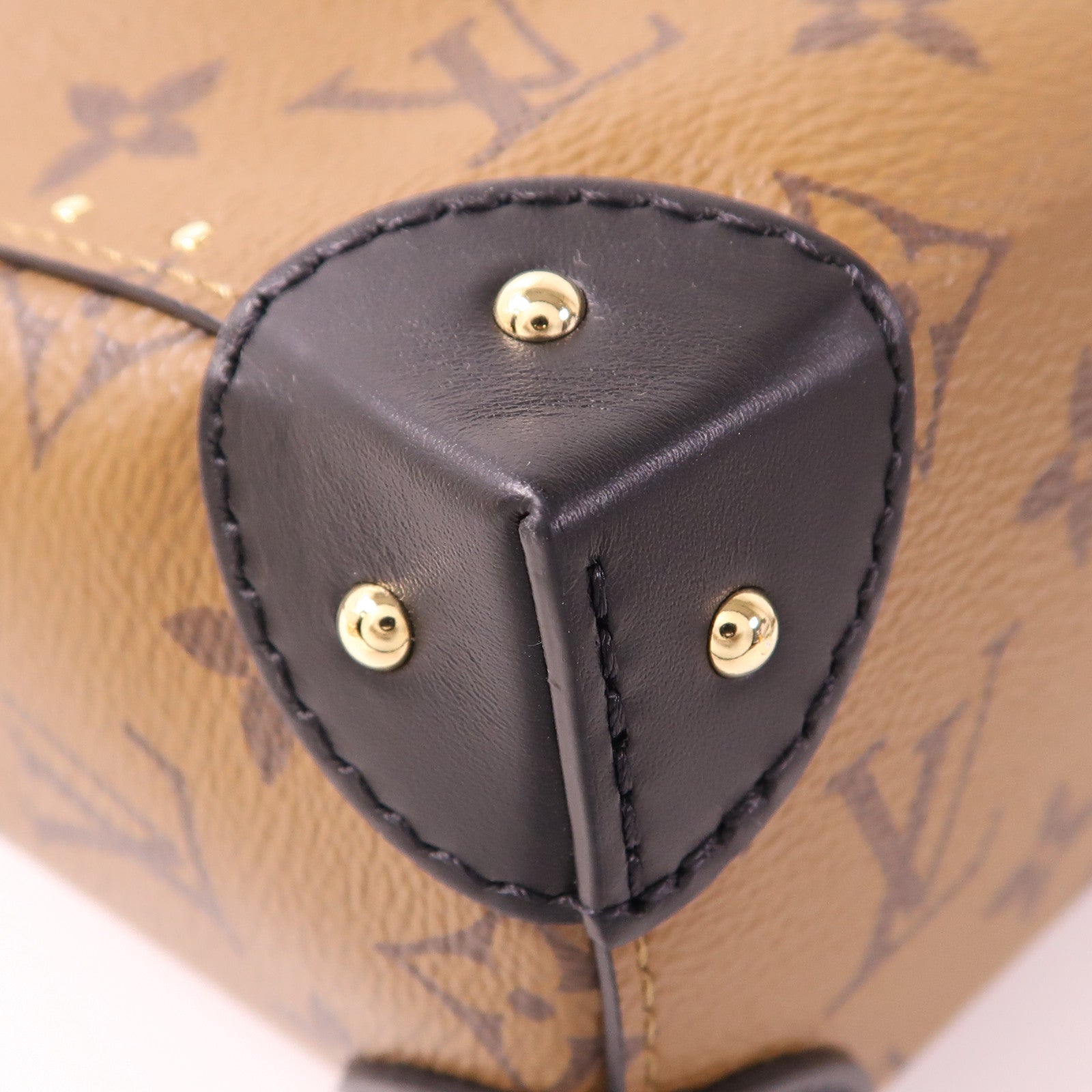 LOUIS VUITTON Monogram Reverse Noe Trunk PM金扣手挽肩背兩用袋