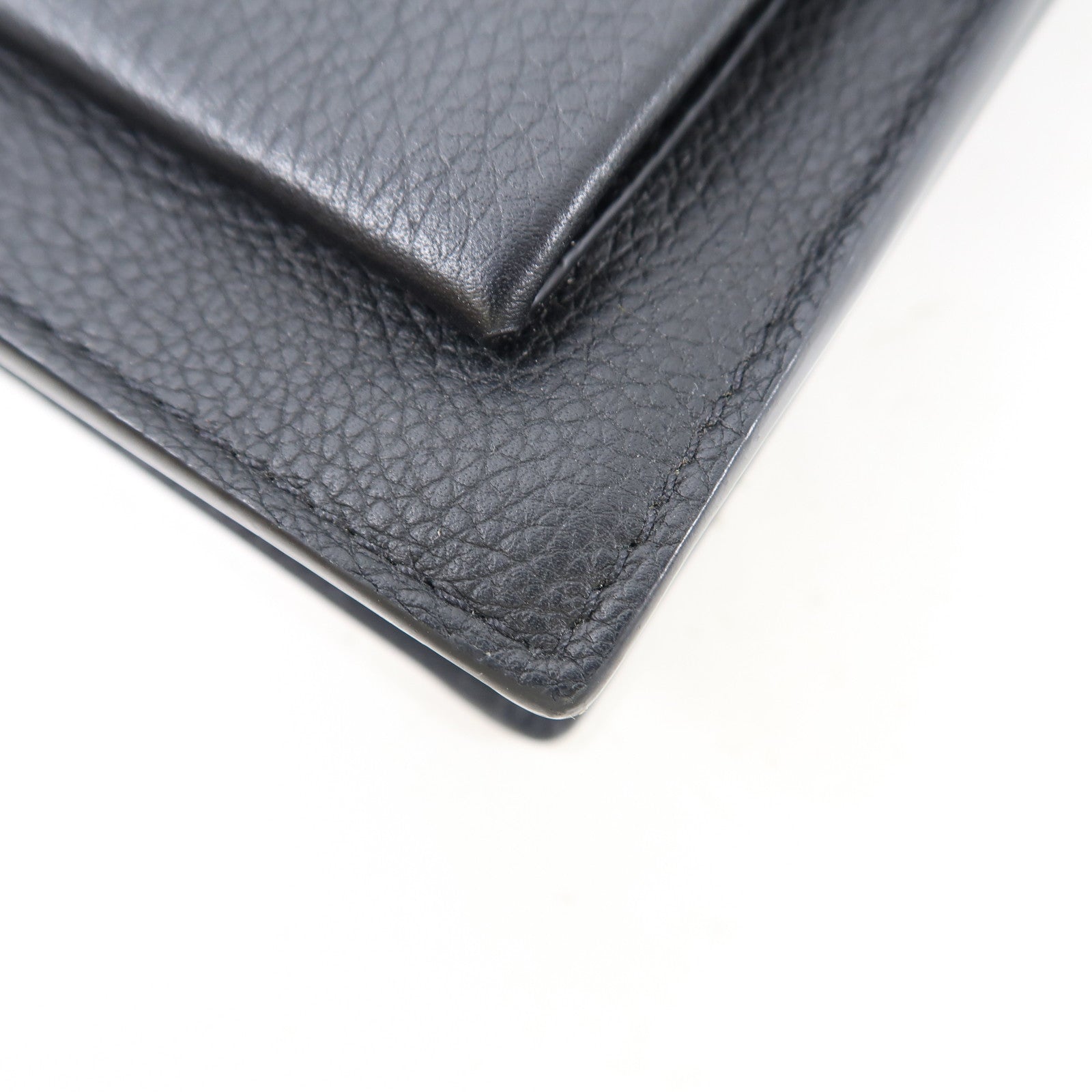 LOUIS VUITTON 牛皮皮革Mylockme銀扣鏈帶肩背袋黑色