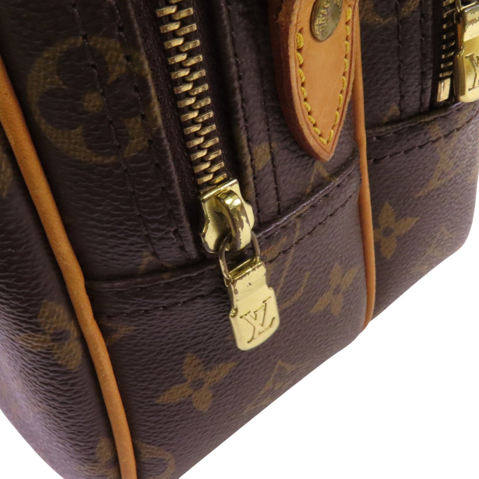 LOUIS VUITTON Monogram Reporter PM金扣肩背袋