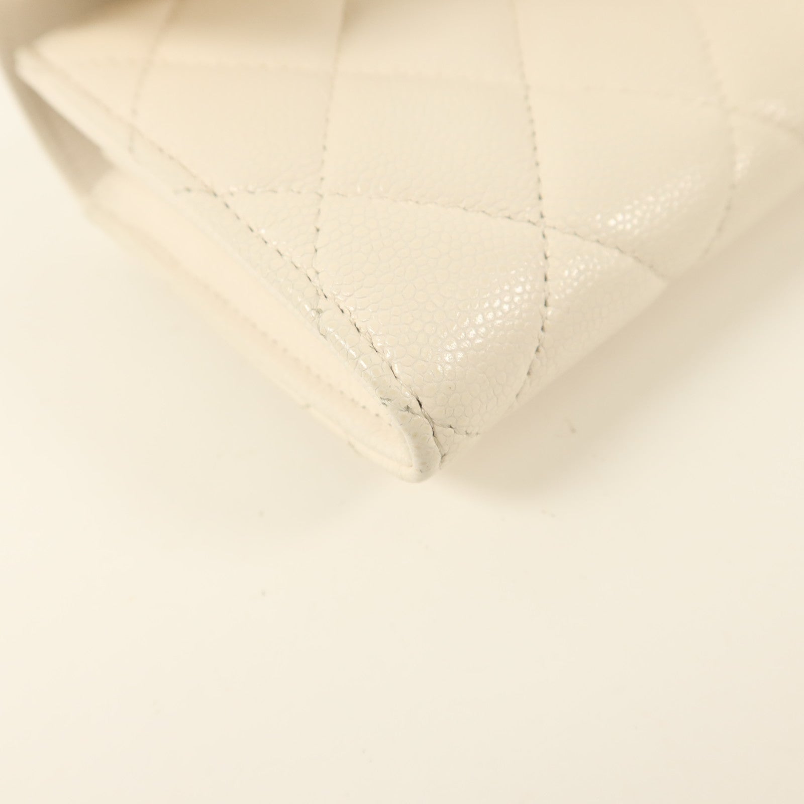 CHANEL 牛皮皮革Classic Long Wallet銀扣長錢包