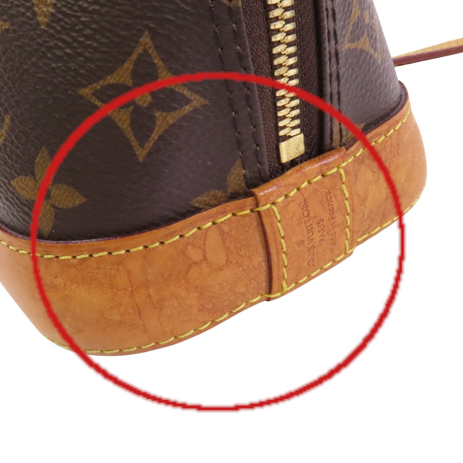 LOUIS VUITTON Monogram Alma BB金扣手挽肩背兩用袋