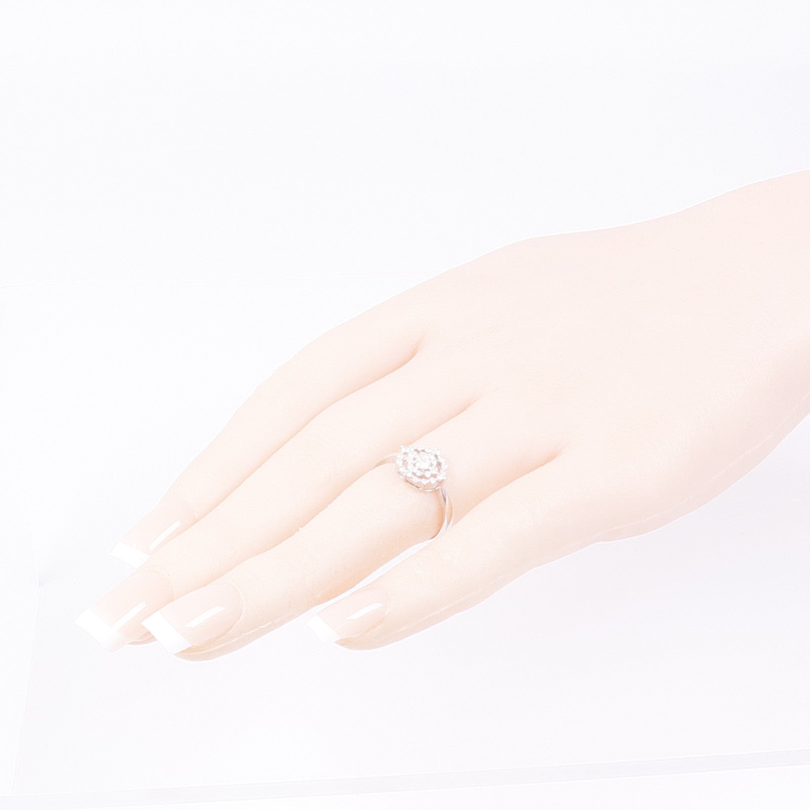 JEWELRY Diamond Ring PT900 Platinum US#5.75