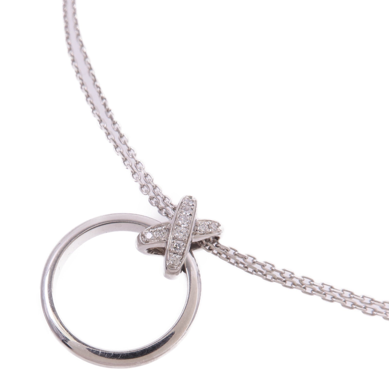 Chaumet 18K白金Diamond Necklace鑽石項鍊