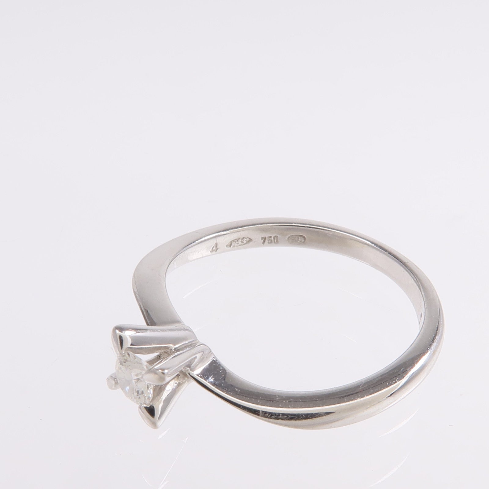 JEWELRY 18K白金Diamond Ring鑽石戒指US#5