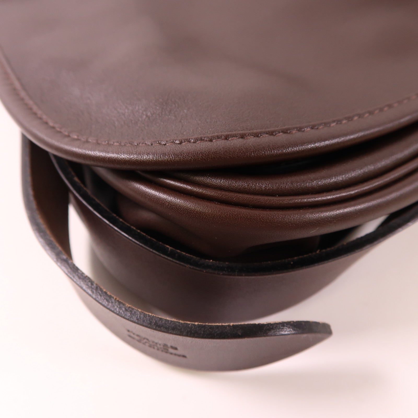 HERMES Swift皮革Barda 35銀扣肩背袋