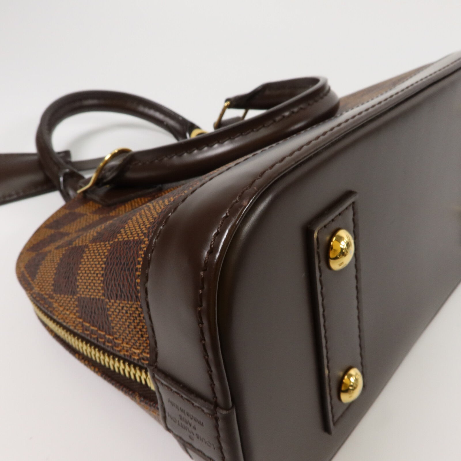 LOUIS VUITTON Damier Alma BB手挽肩背兩用袋