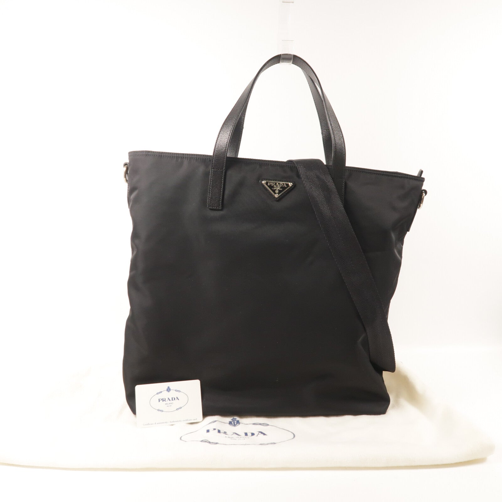 PRADA 尼龍Tote Bag手挽肩背兩用袋