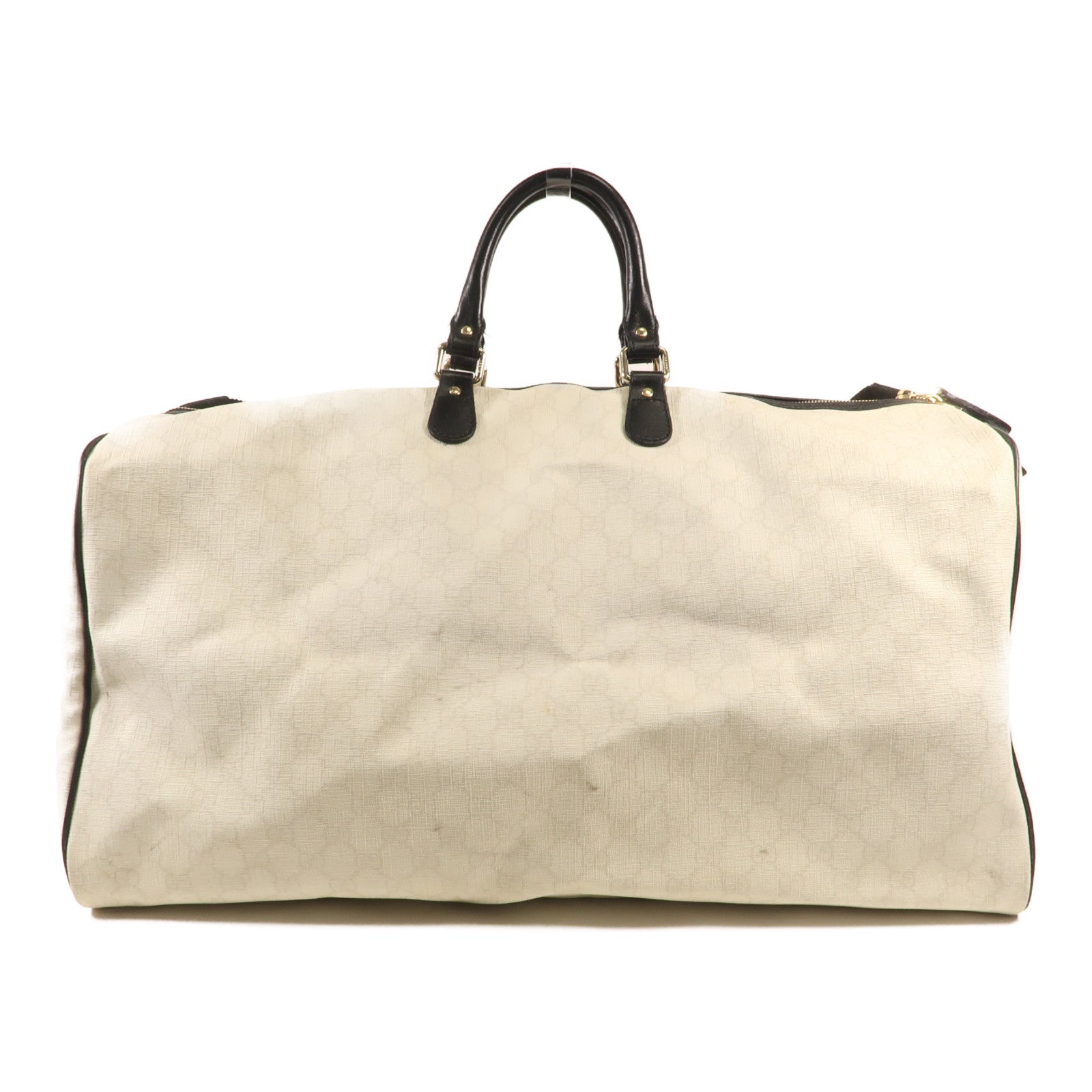 GUCCI 塗層帆布Shoulder Bag金扣手挽肩背兩用袋