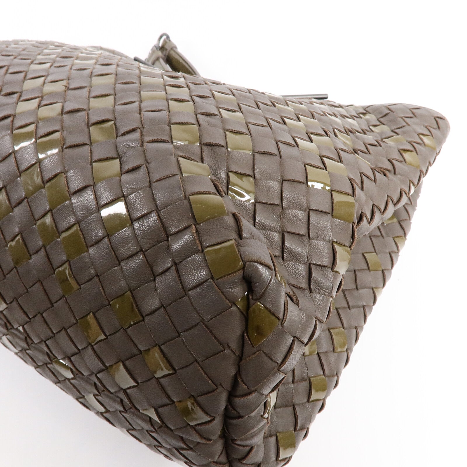 BOTTEGA VENETA 羊皮皮革Intrecciato Shoulder Bag手挽袋