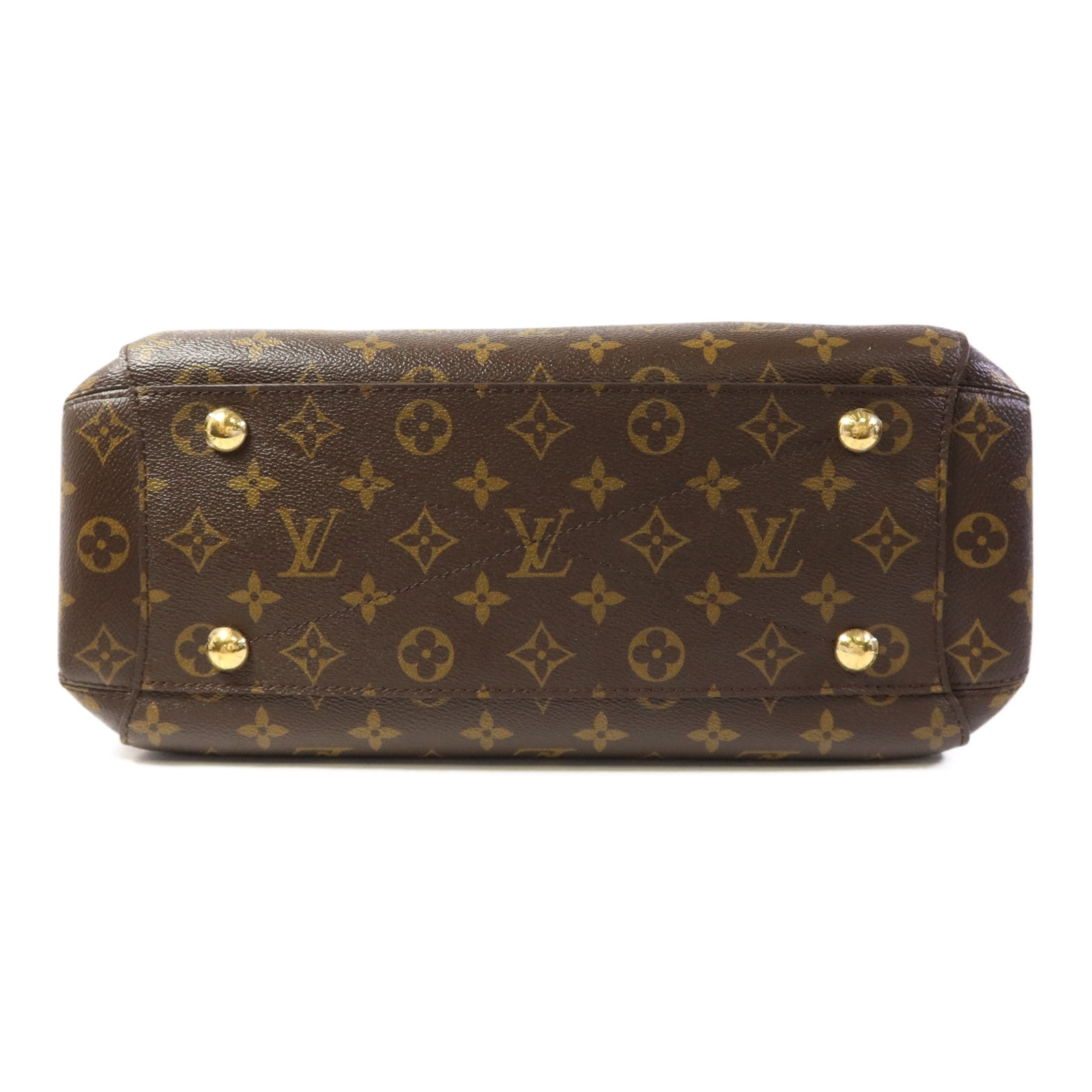 LOUIS VUITTON Monogram Montaigne MM金扣手挽肩背兩用袋