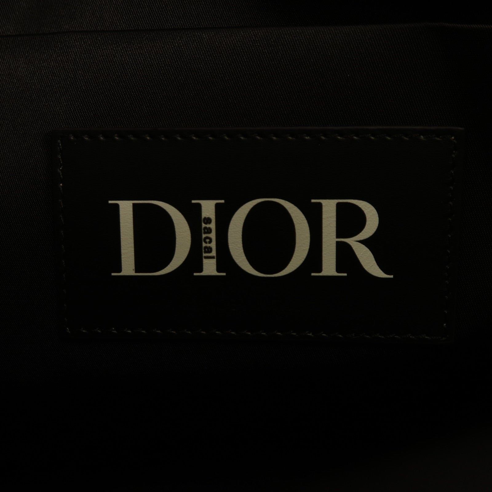 Dior 尼龍/皮革Sacai Saddle Messenger Bag銀扣肩背袋/斜挎包