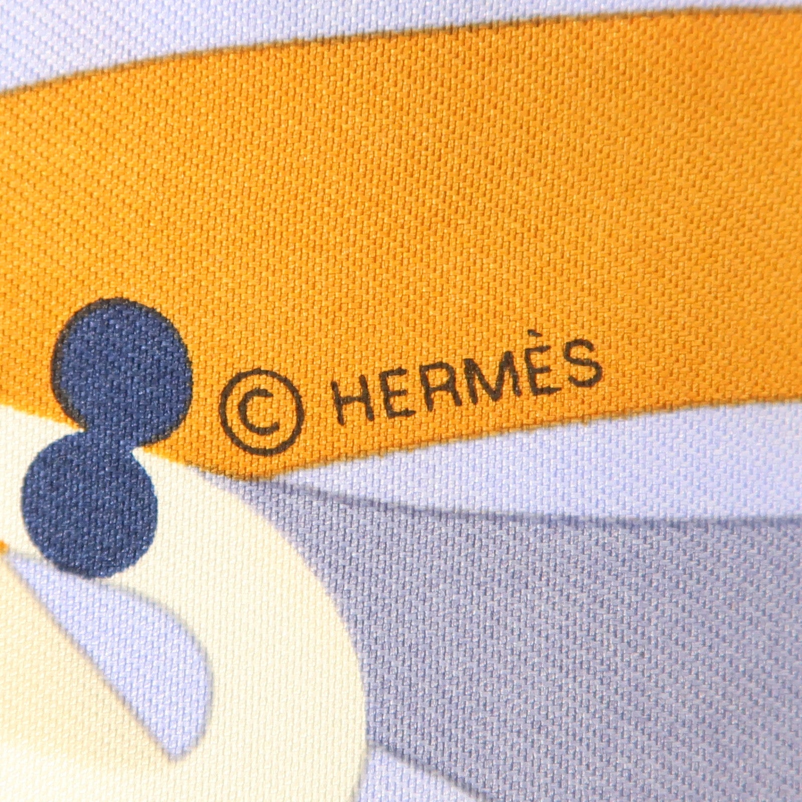 HERMES 絲質Twilly絲巾