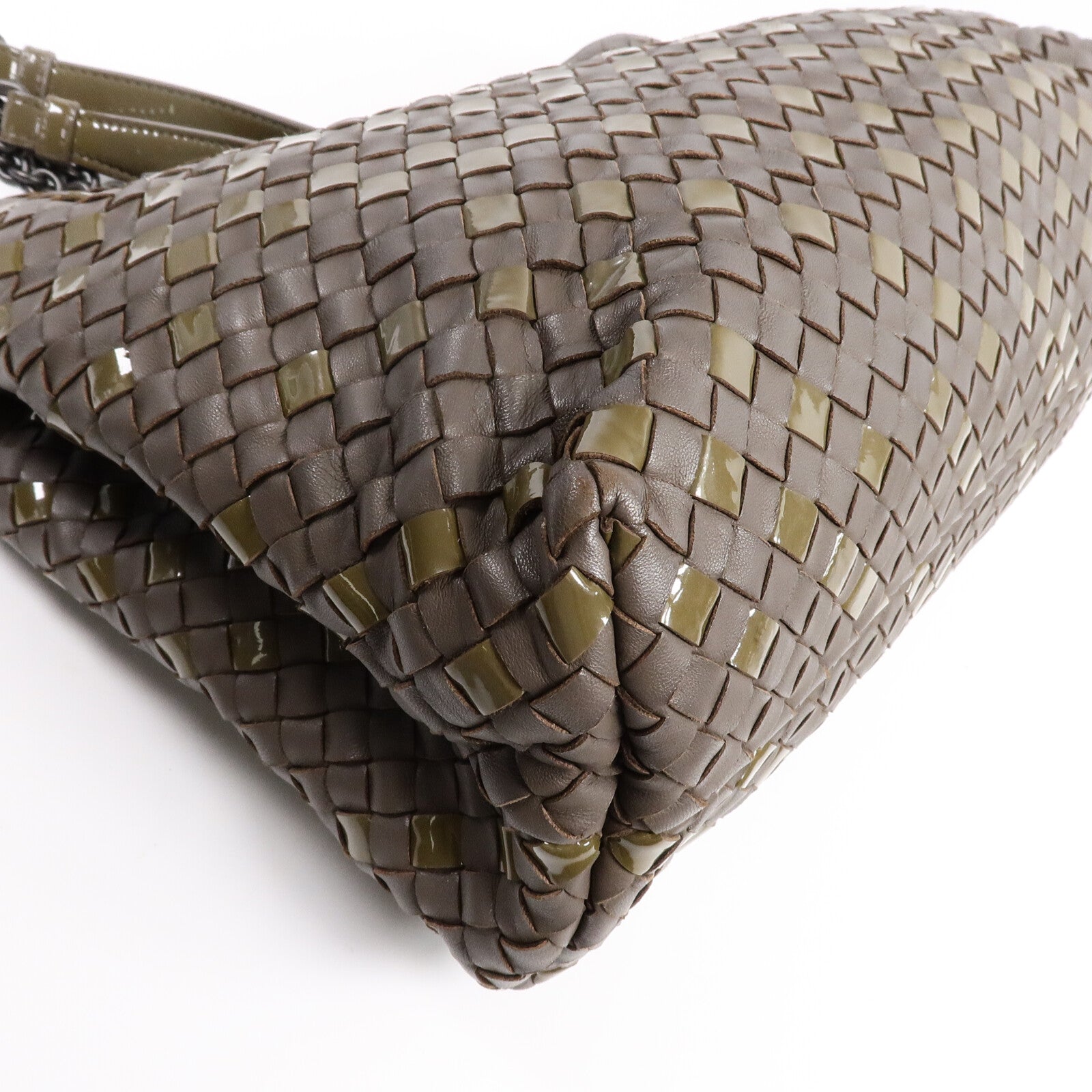 BOTTEGA VENETA 羊皮皮革Intrecciato Shoulder Bag手挽袋