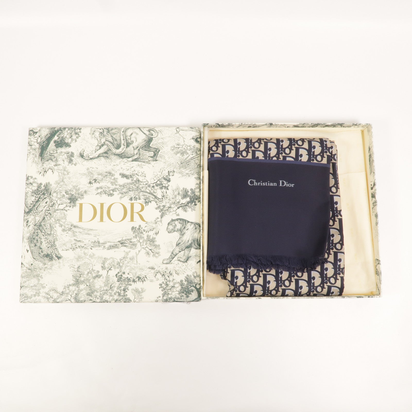 Dior 絲質Stole 180x34圍巾