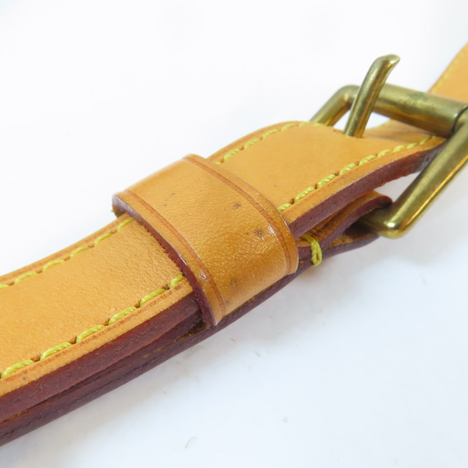 LOUIS VUITTON Monogram Saumur MM金扣肩背袋啡色