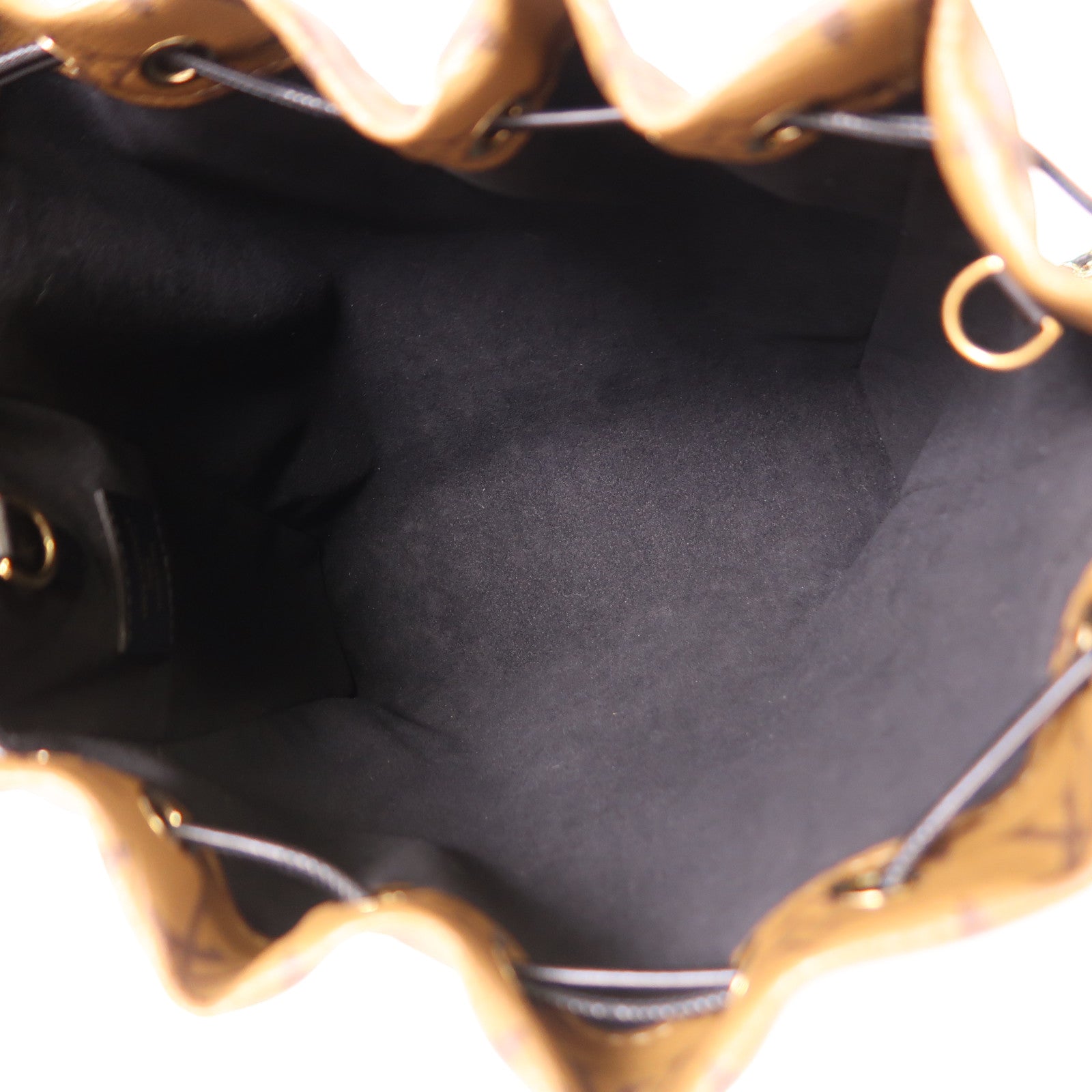 LOUIS VUITTON Monogram Reverse Noe Trunk PM金扣手挽肩背兩用袋