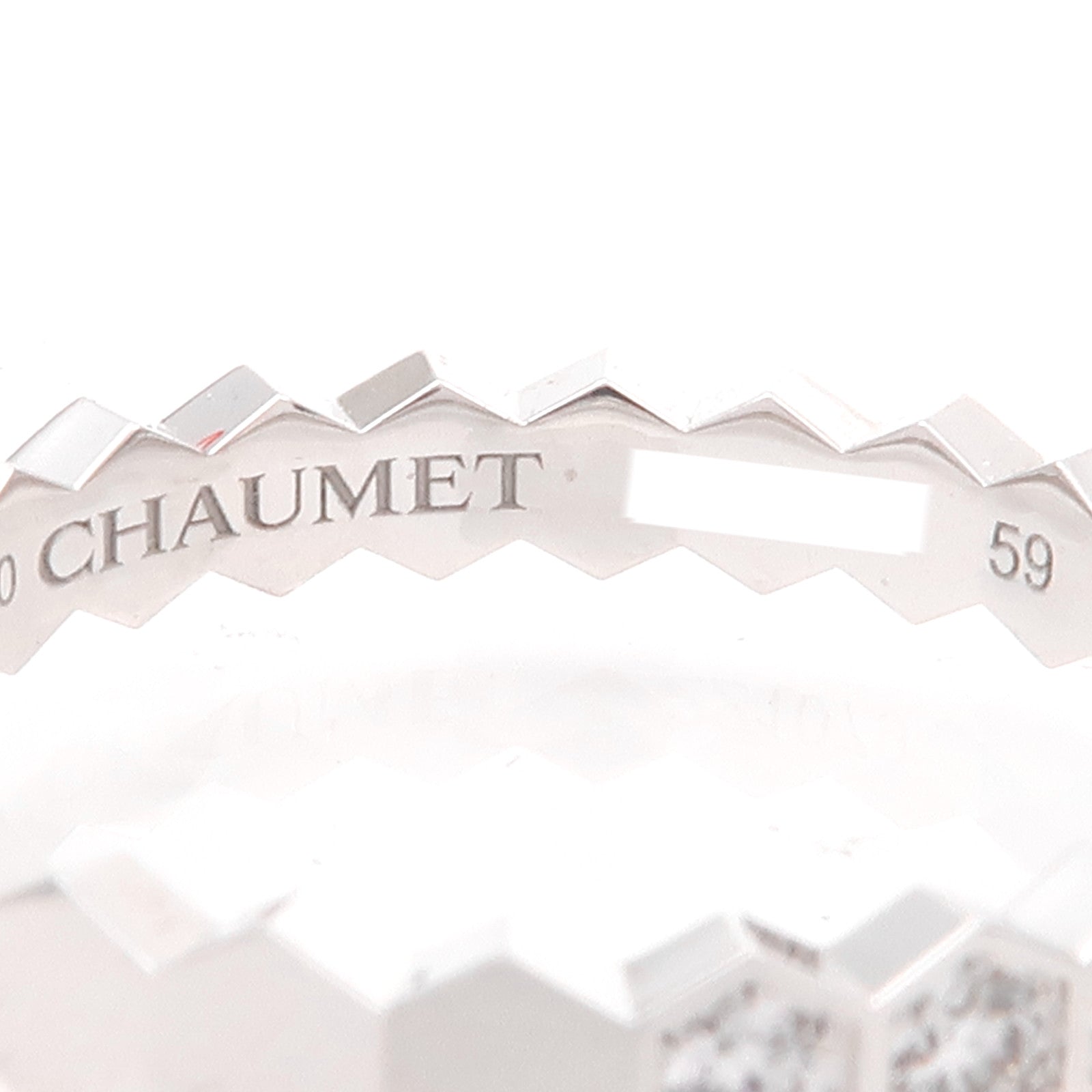 Chaumet 【激減優惠】18K白金Bee My Love Ring鑽石戒指Chaumet#59/US#8.75