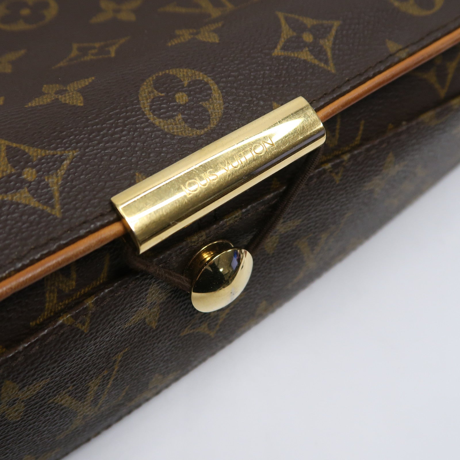 LOUIS VUITTON Monogram Abbesses金扣肩背袋啡色