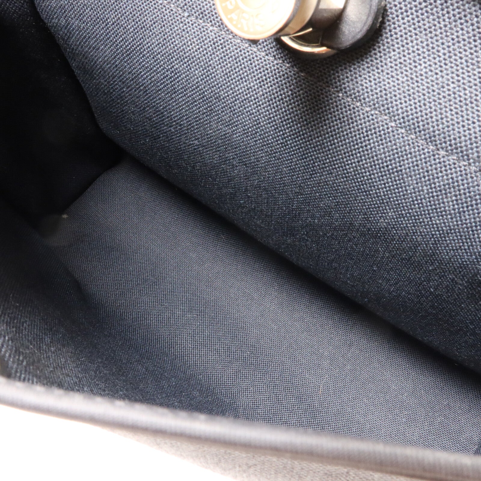 HERMES 帆布Herbag PM手挽肩背兩用袋Noir