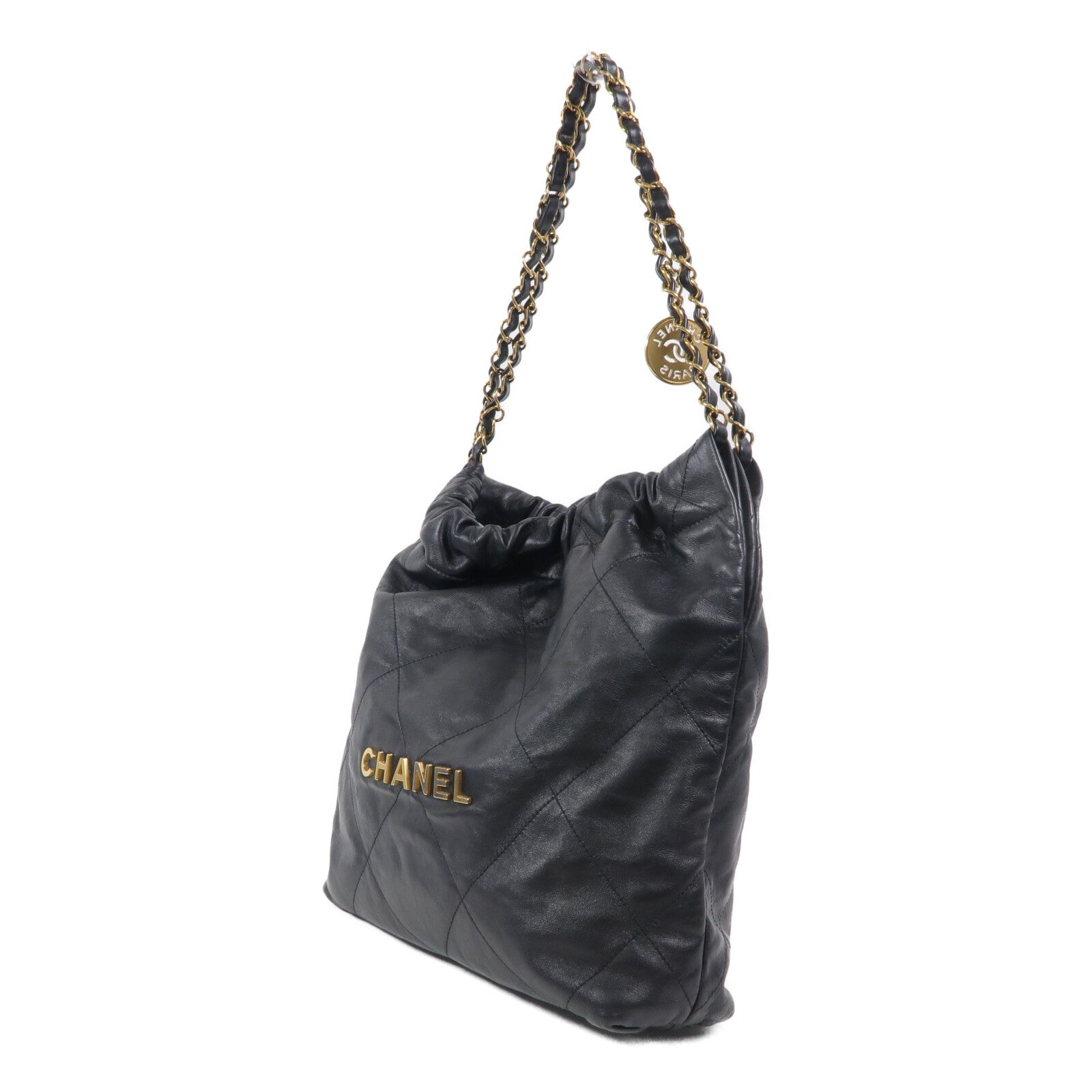 CHANEL 牛皮皮革Chanel 22 Small手挽袋