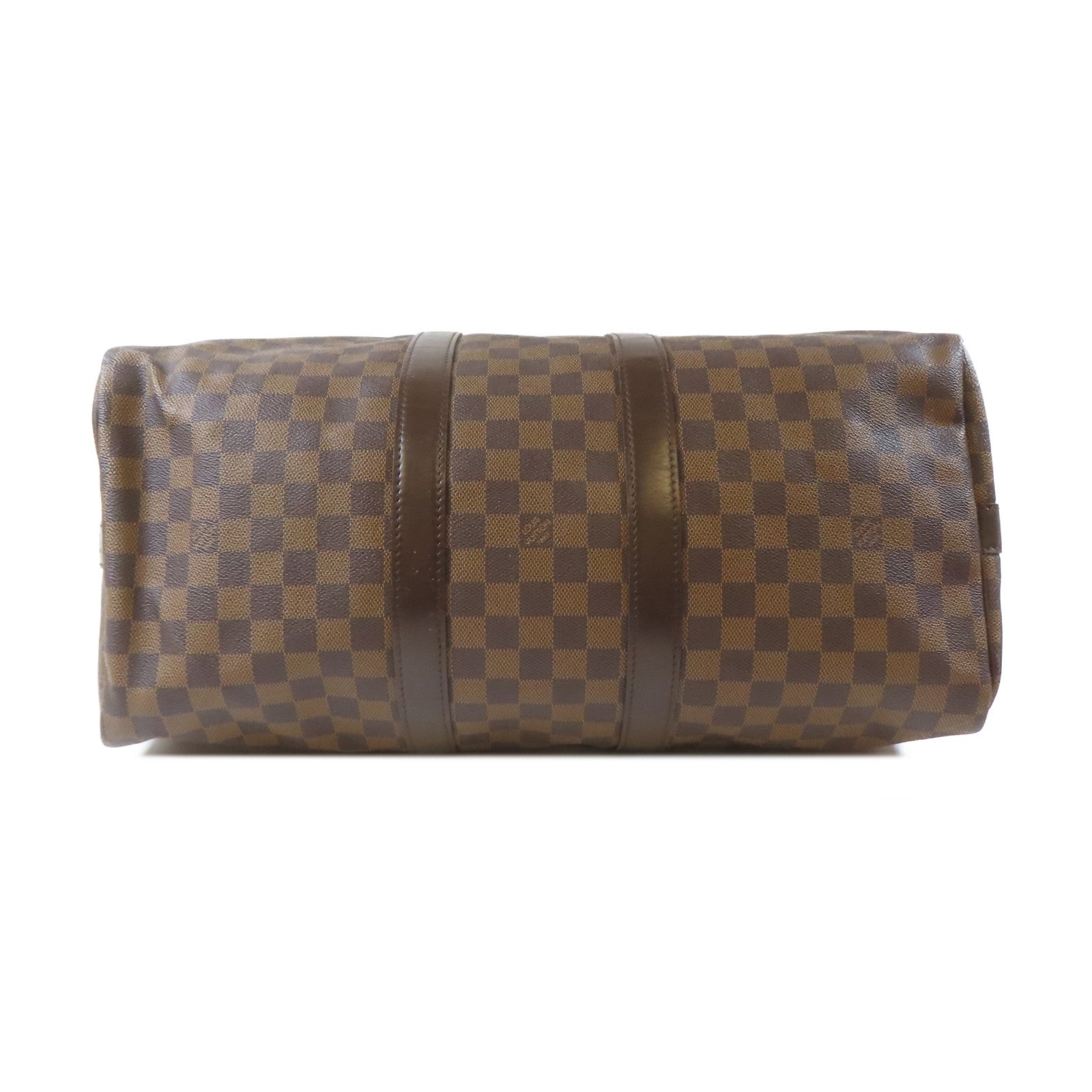 LOUIS VUITTON Damier Keepall Bandouliere 45金扣手挽袋啡色
