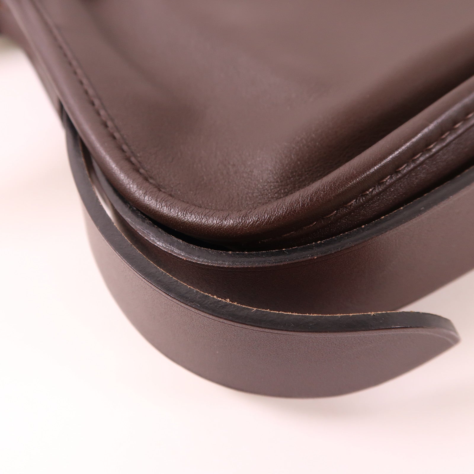 HERMES Swift皮革Barda 35銀扣肩背袋