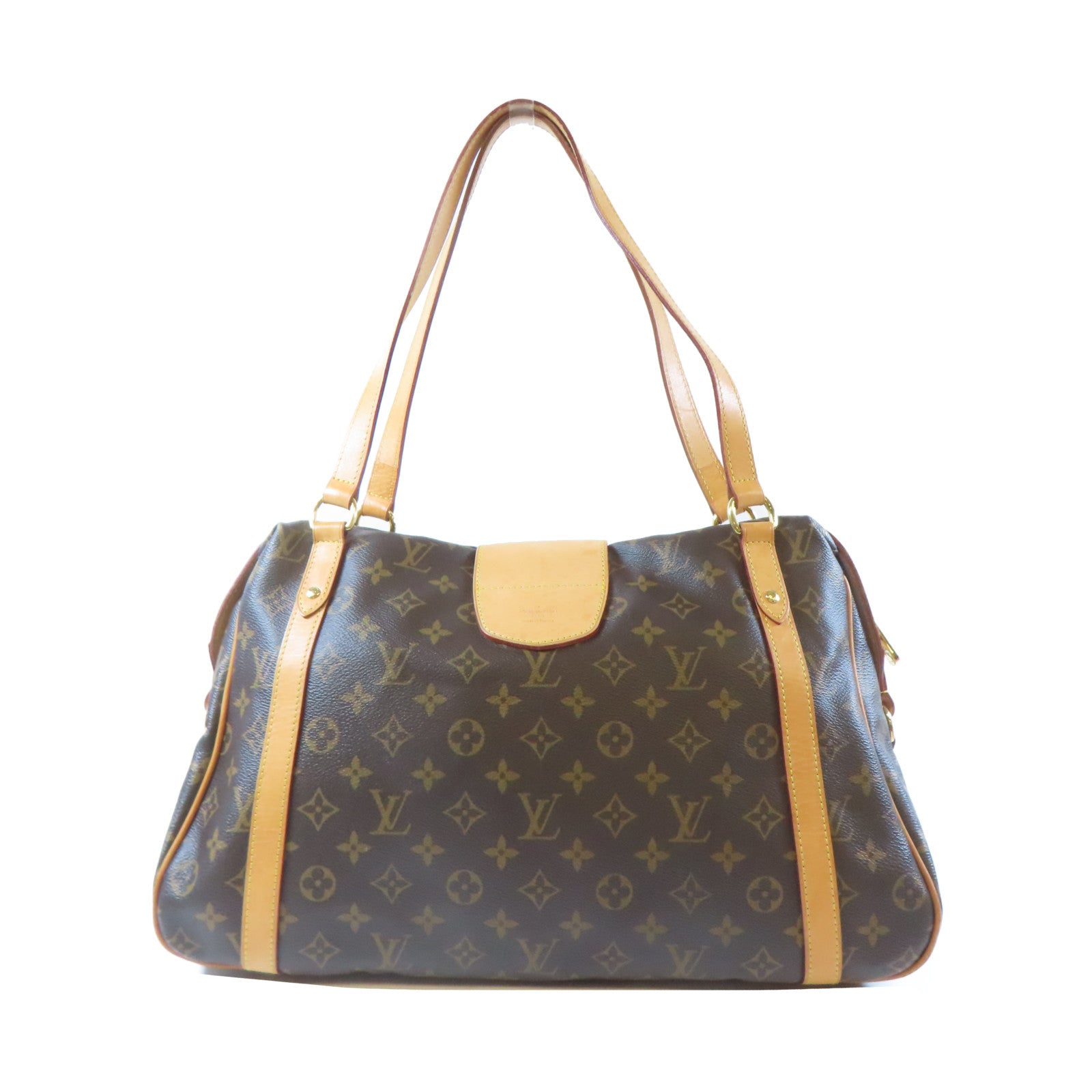 LOUIS VUITTON 【激減優惠】Monogram Stresa GM Shoulder Bag金扣肩背袋啡色