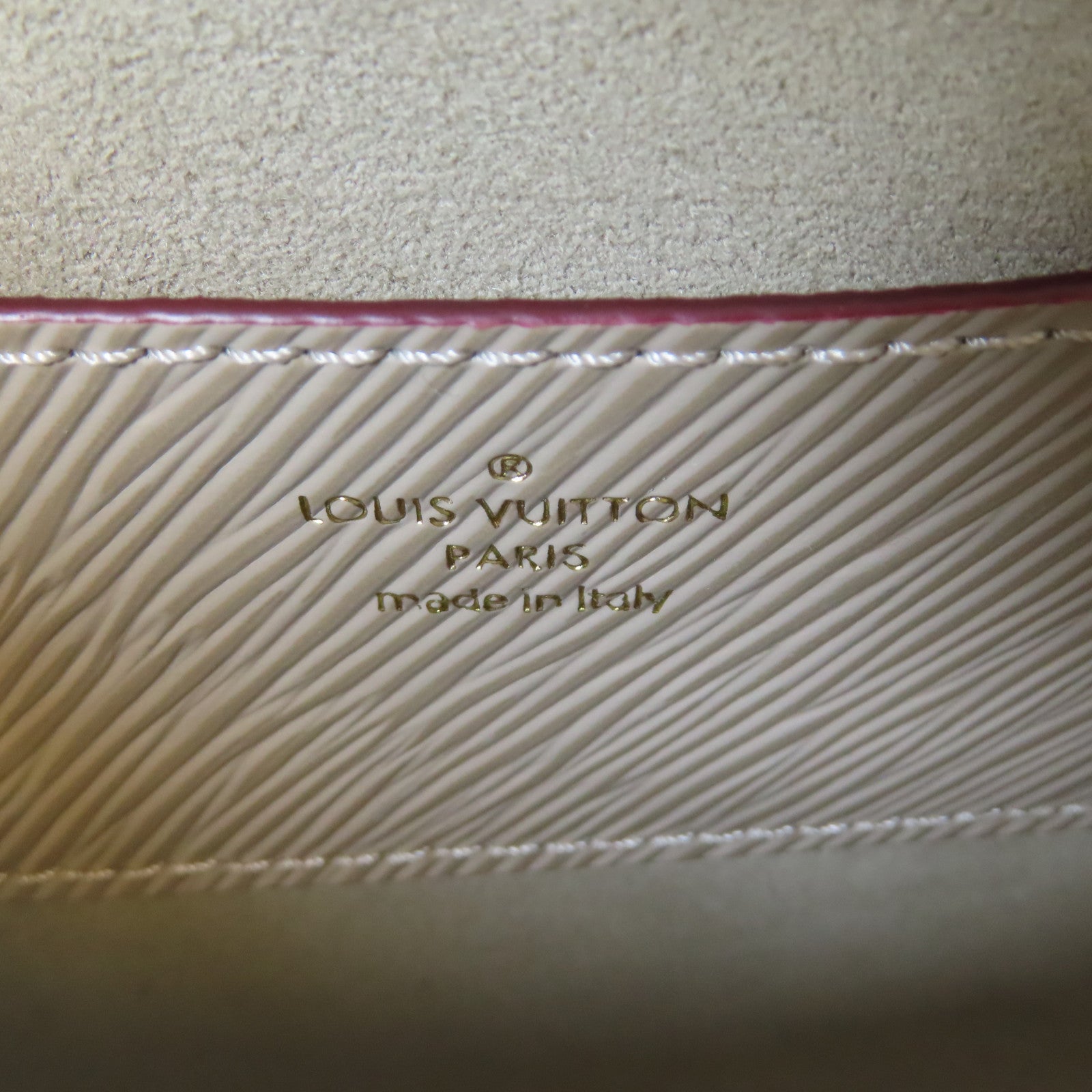 LOUIS VUITTON 【激減優惠】Epi皮革Twist MM金扣鏈帶肩背袋粉紅色