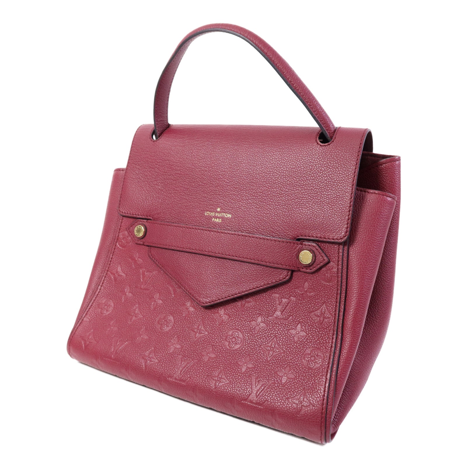 LOUIS VUITTON 【激減優惠】Monogram Empreinte Trocadero金扣手挽袋