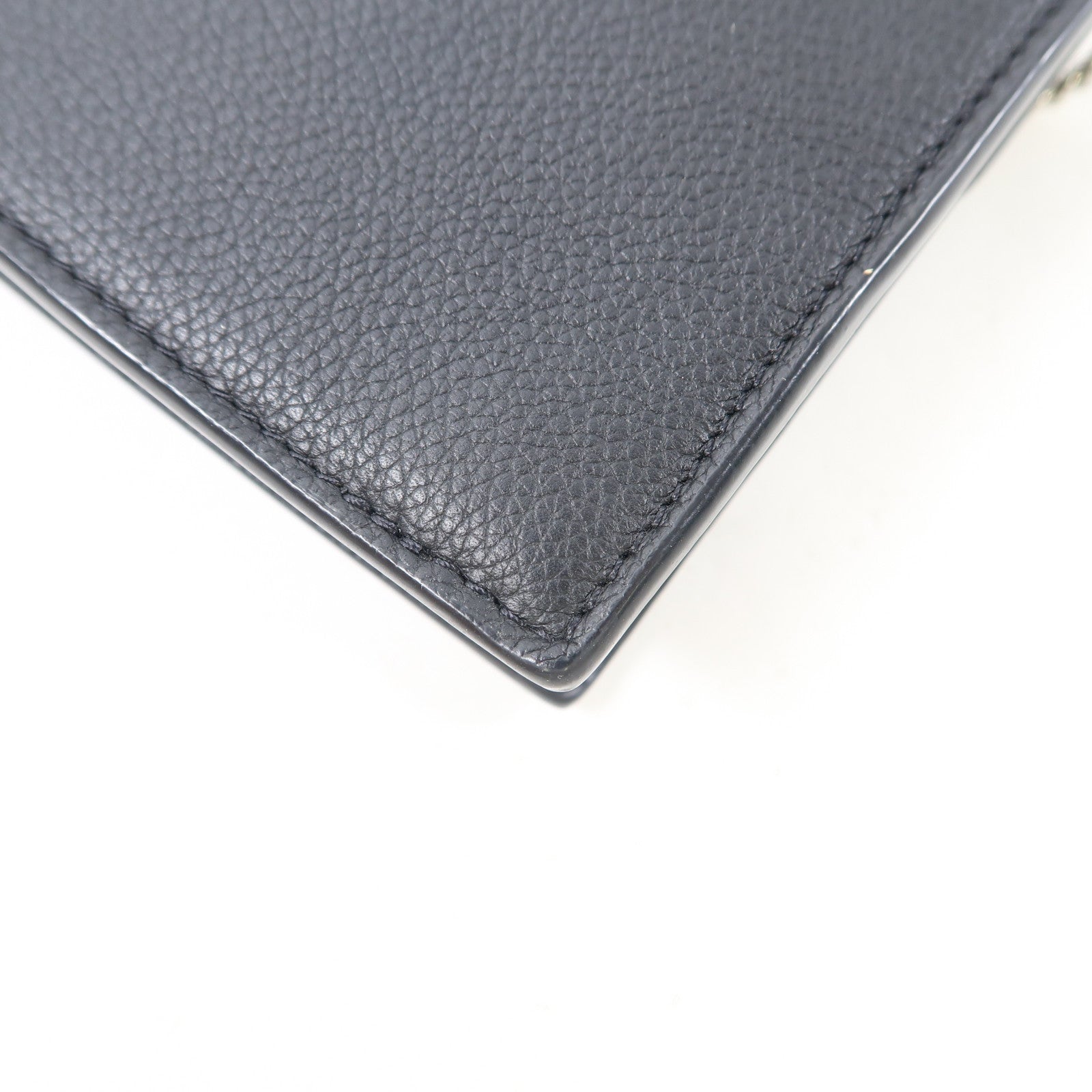 LOUIS VUITTON 牛皮皮革Mylockme銀扣鏈帶肩背袋黑色