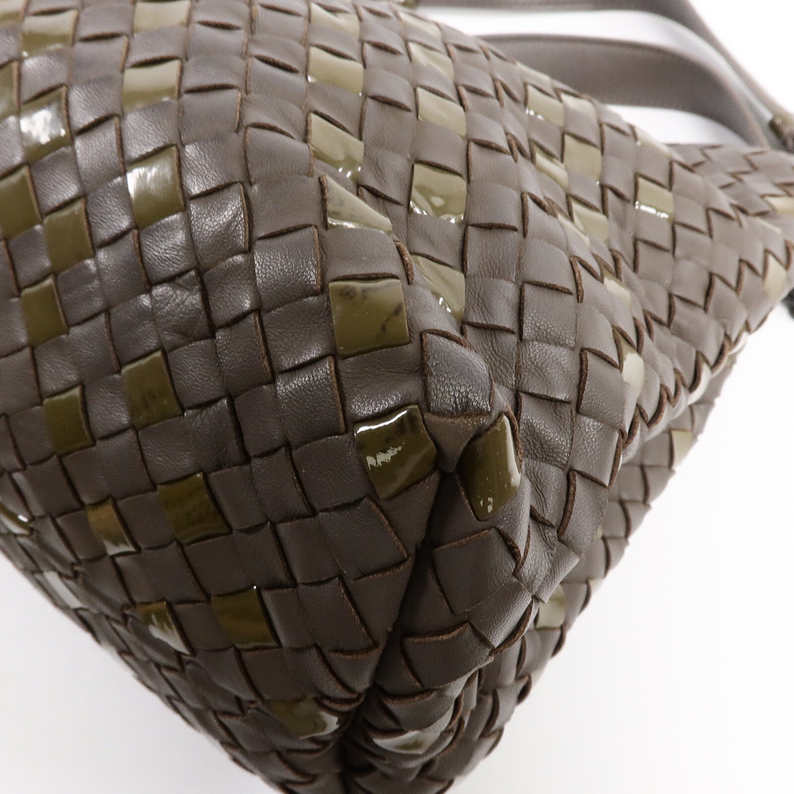 BOTTEGA VENETA 羊皮皮革Intrecciato Shoulder Bag手挽袋