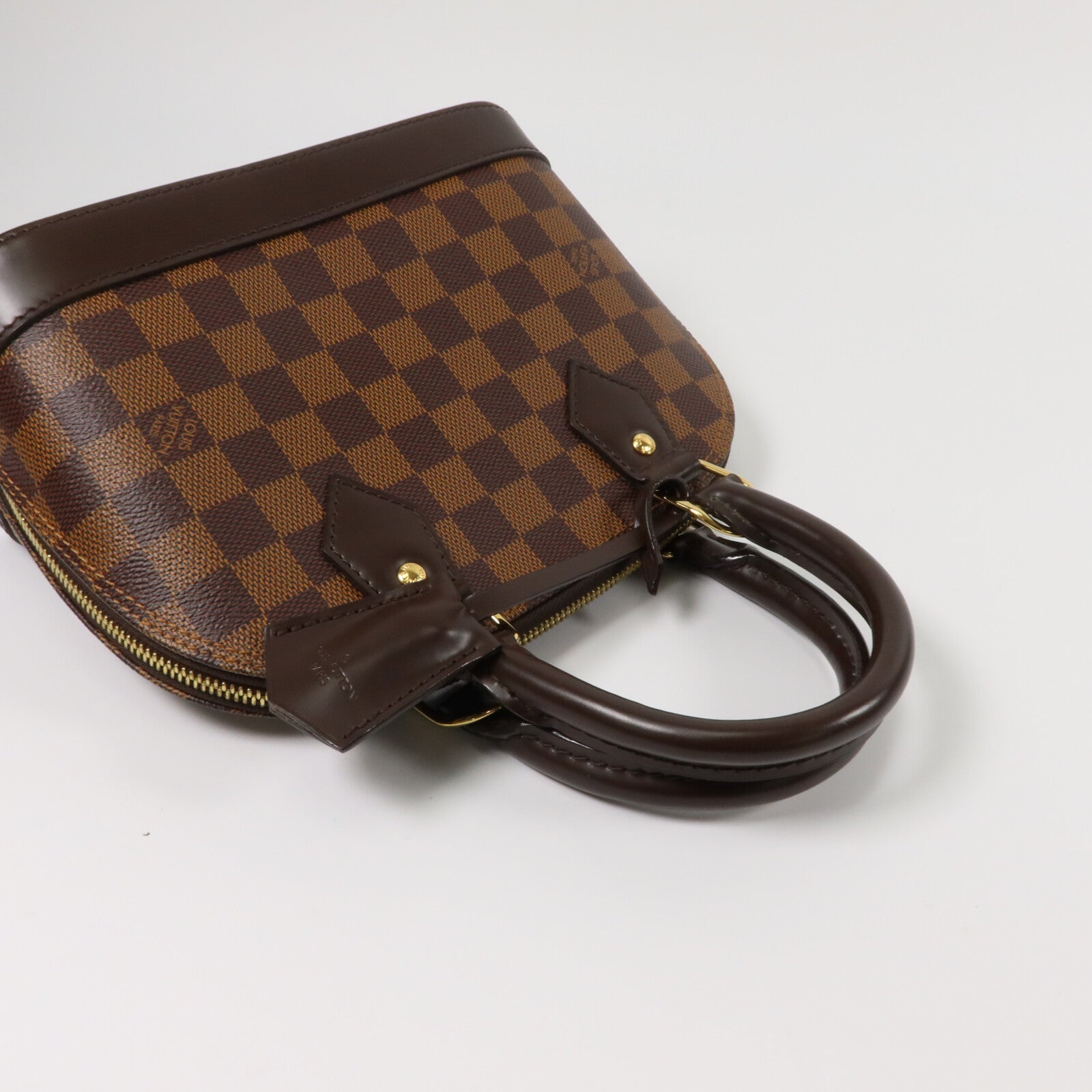 LOUIS VUITTON Damier Alma BB手挽肩背兩用袋