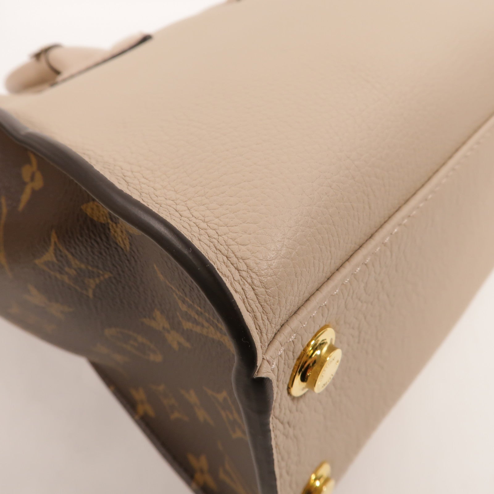 LOUIS VUITTON 牛皮皮革/Monogram On My Side PM手挽肩背兩用袋