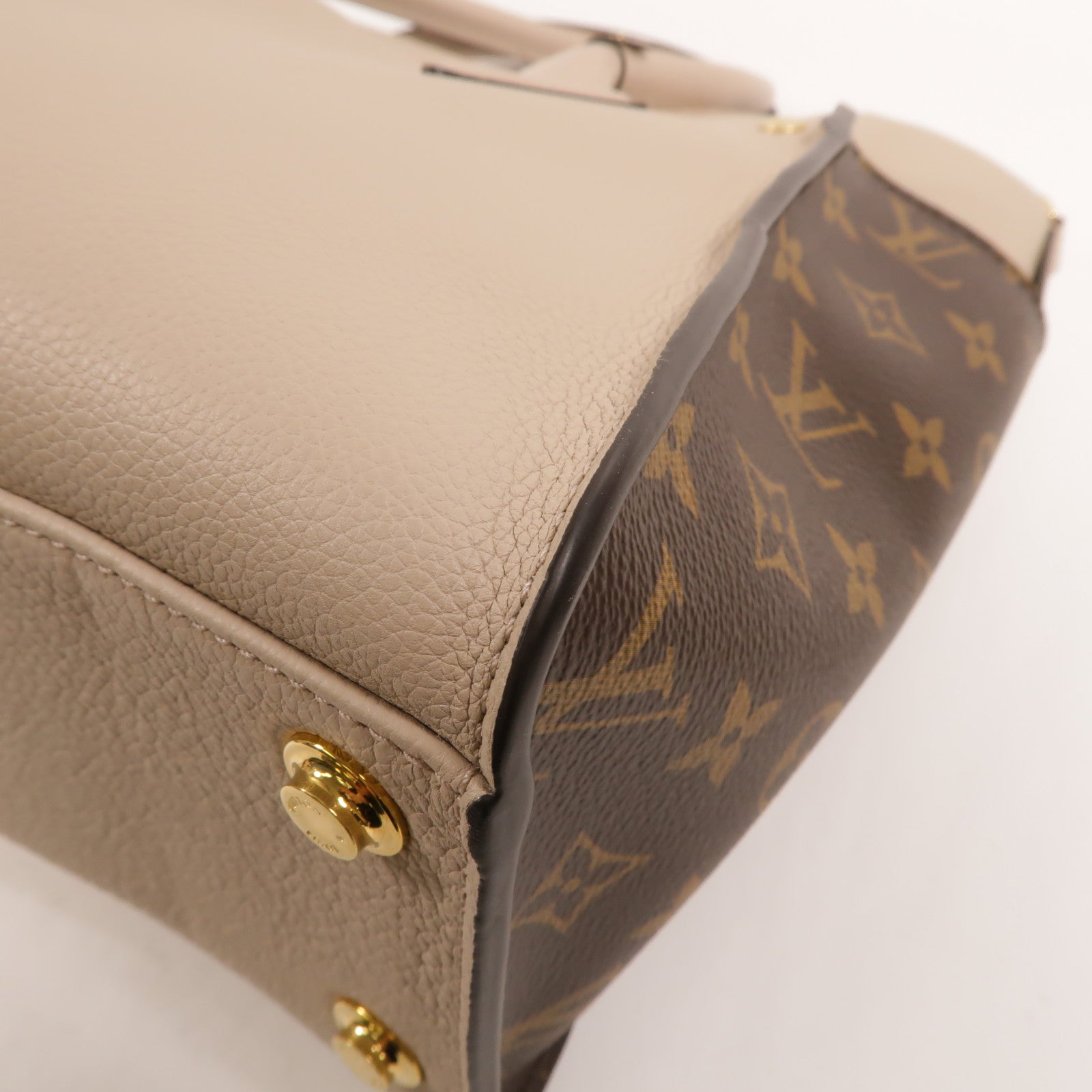 LOUIS VUITTON 牛皮皮革/Monogram On My Side PM手挽肩背兩用袋
