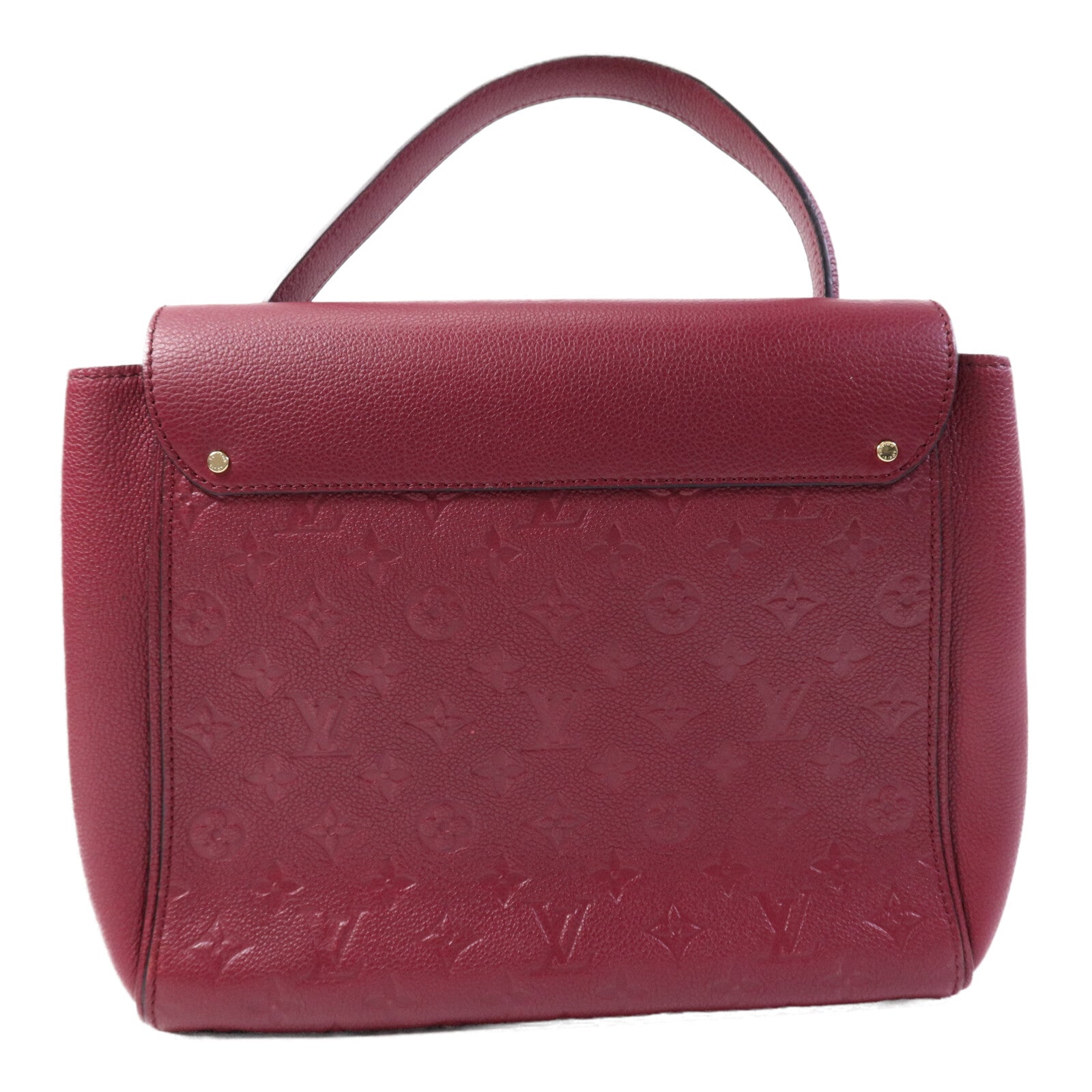 LOUIS VUITTON 【激減優惠】Monogram Empreinte Trocadero金扣手挽袋