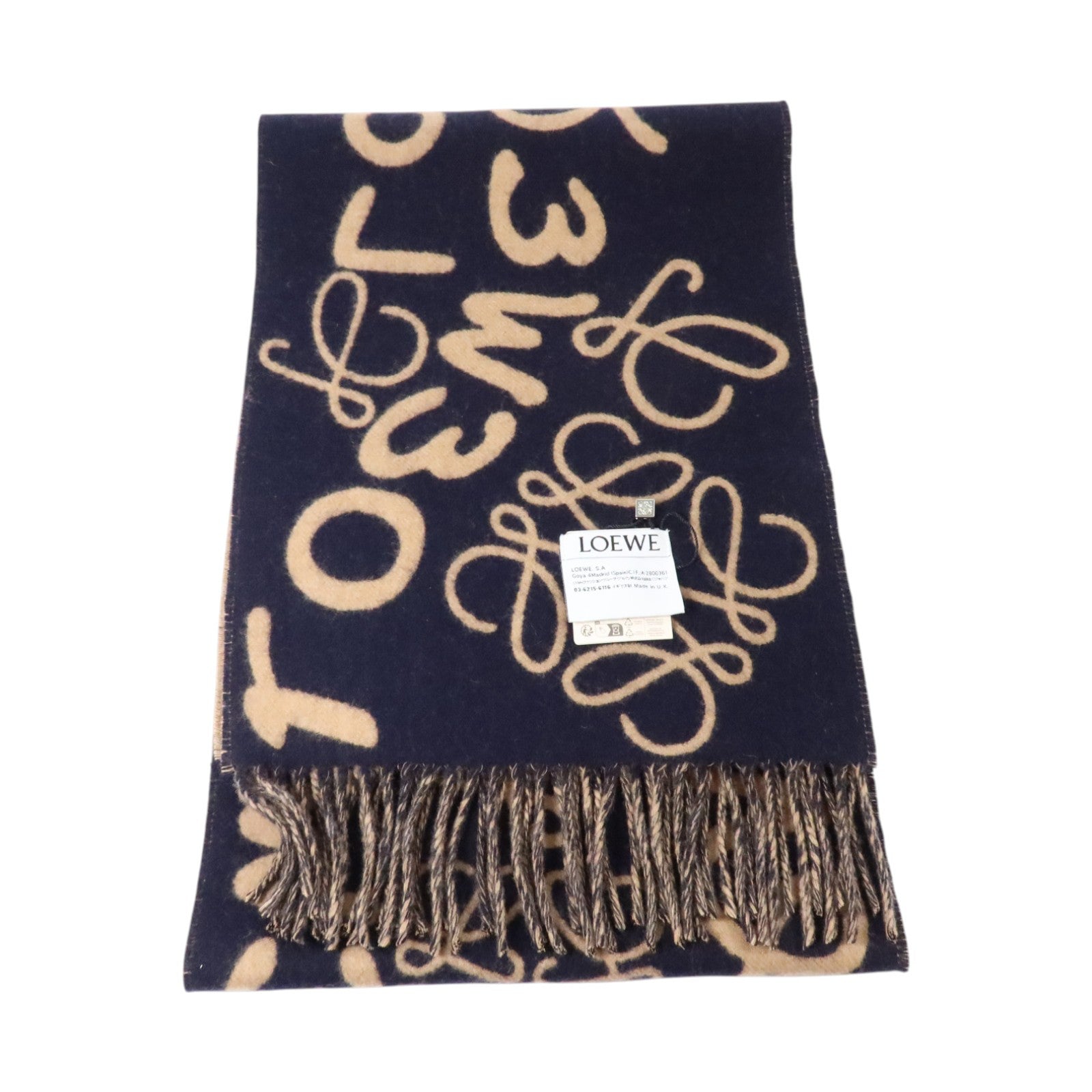 LOEWE 羊毛/羊絨Scarf 30x180cm圍巾