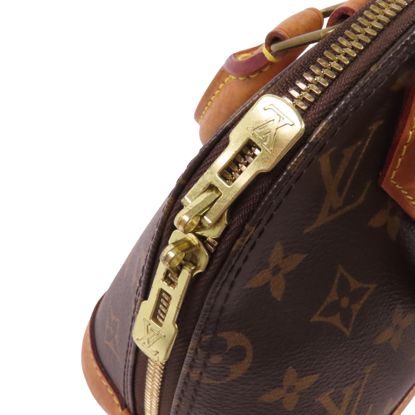 LOUIS VUITTON Monogram Alma BB金扣手挽肩背兩用袋