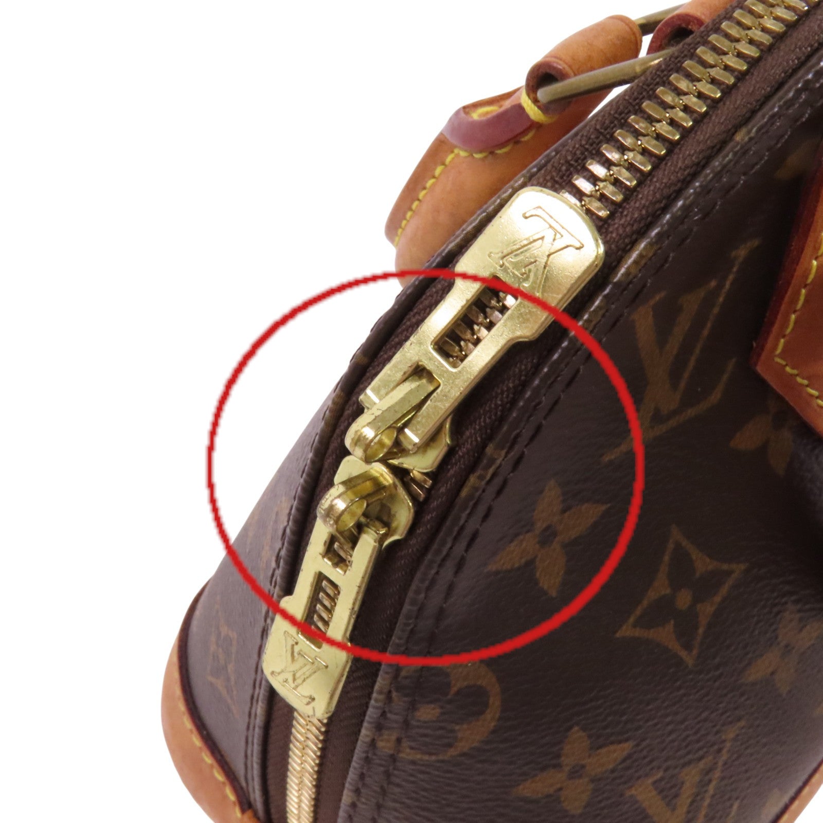 LOUIS VUITTON Monogram Alma BB金扣手挽肩背兩用袋