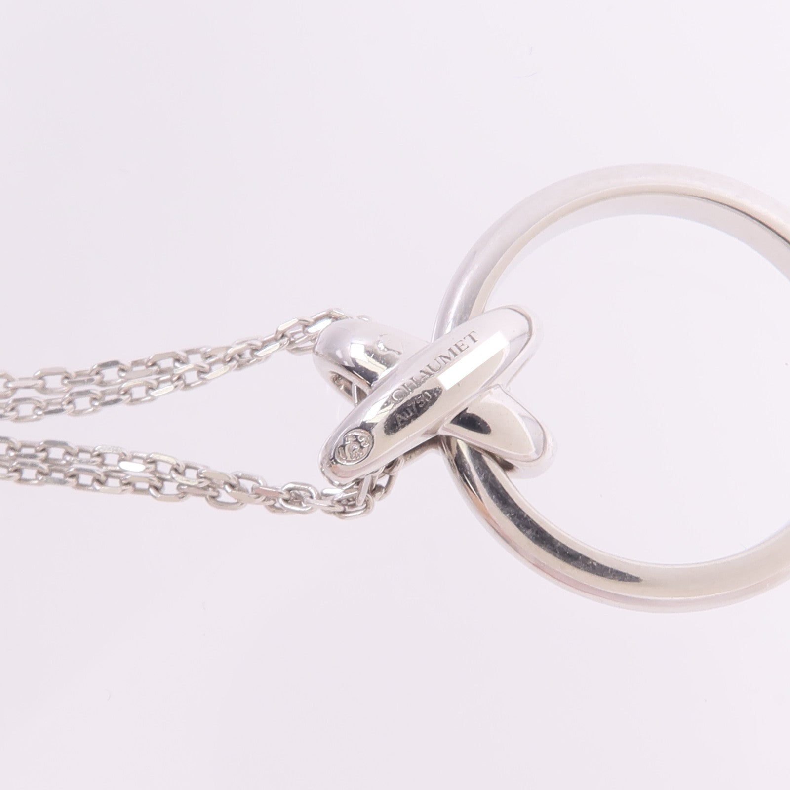 Chaumet 18K白金Diamond Necklace鑽石項鍊