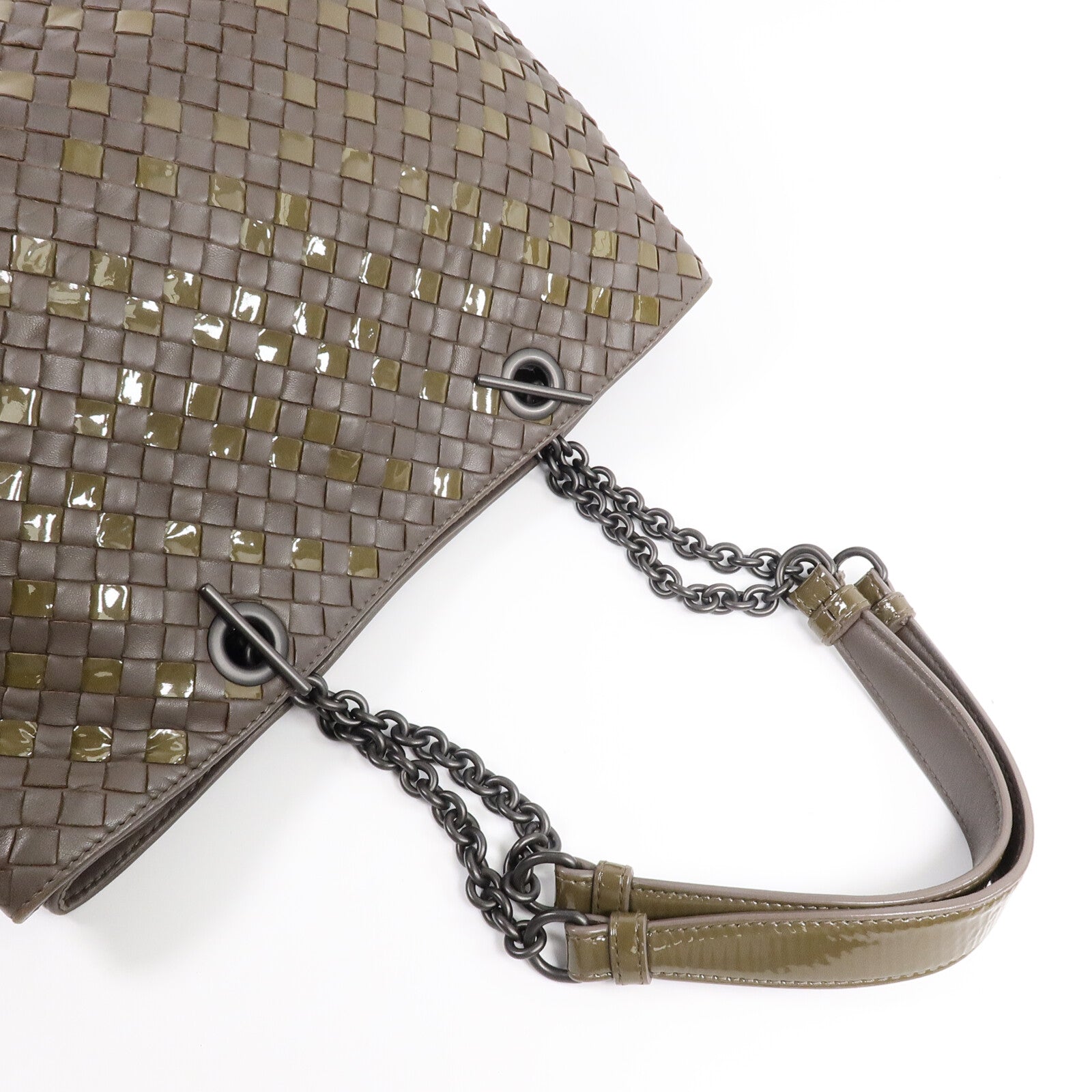 BOTTEGA VENETA 羊皮皮革Intrecciato Shoulder Bag手挽袋