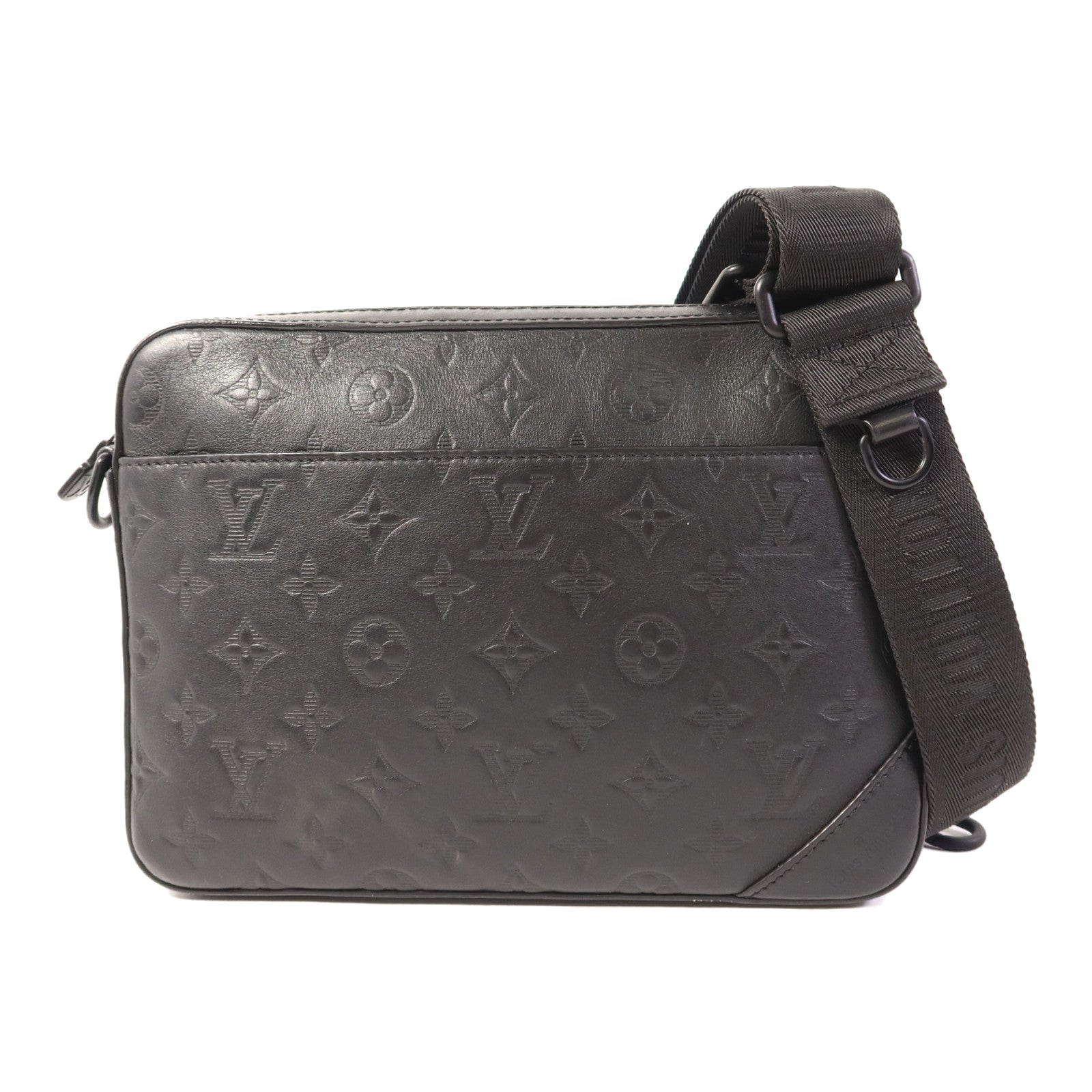 LOUIS VUITTON Monogam Shadow Dou Messenger Bag肩背袋