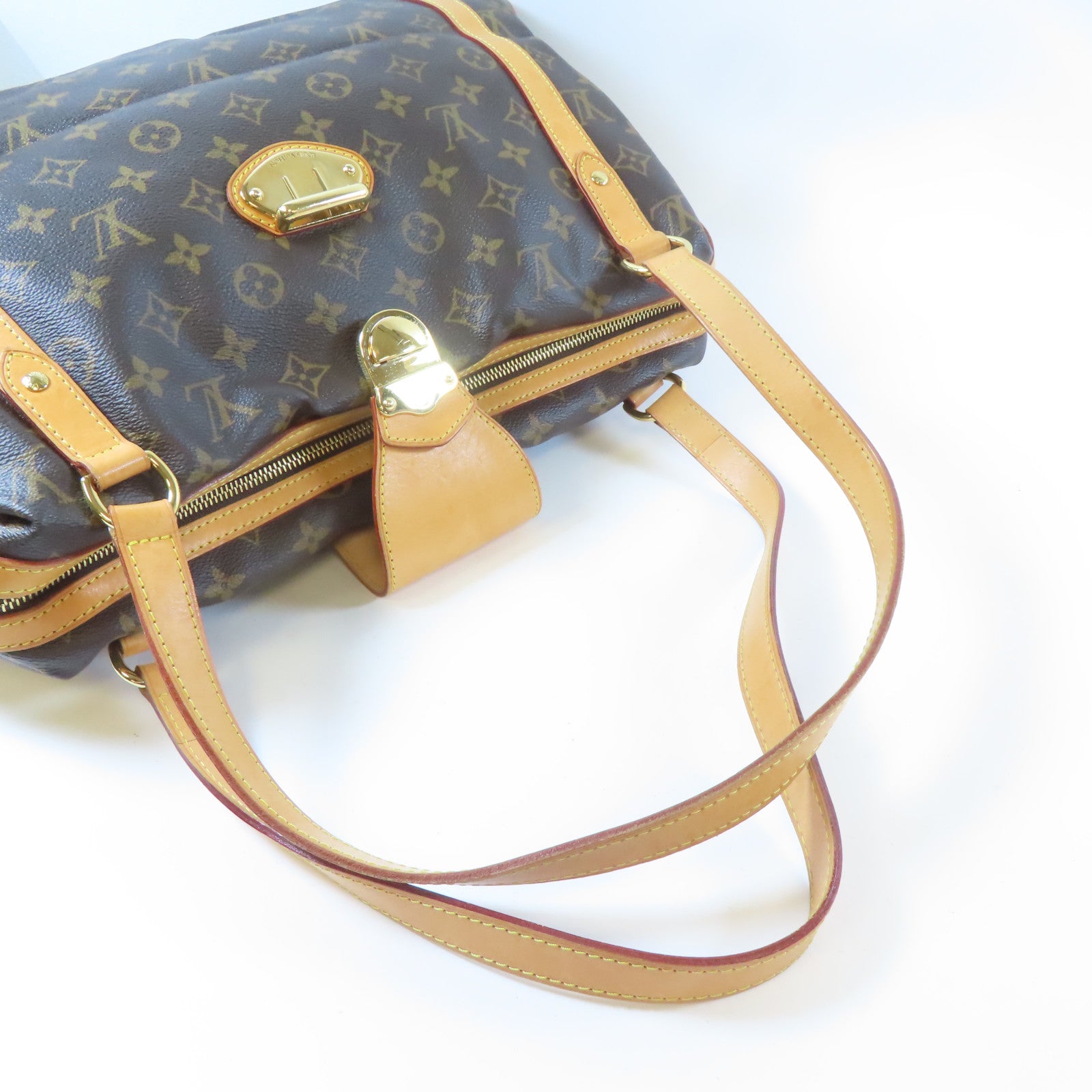 LOUIS VUITTON 【激減優惠】Monogram Stresa GM Shoulder Bag金扣肩背袋啡色