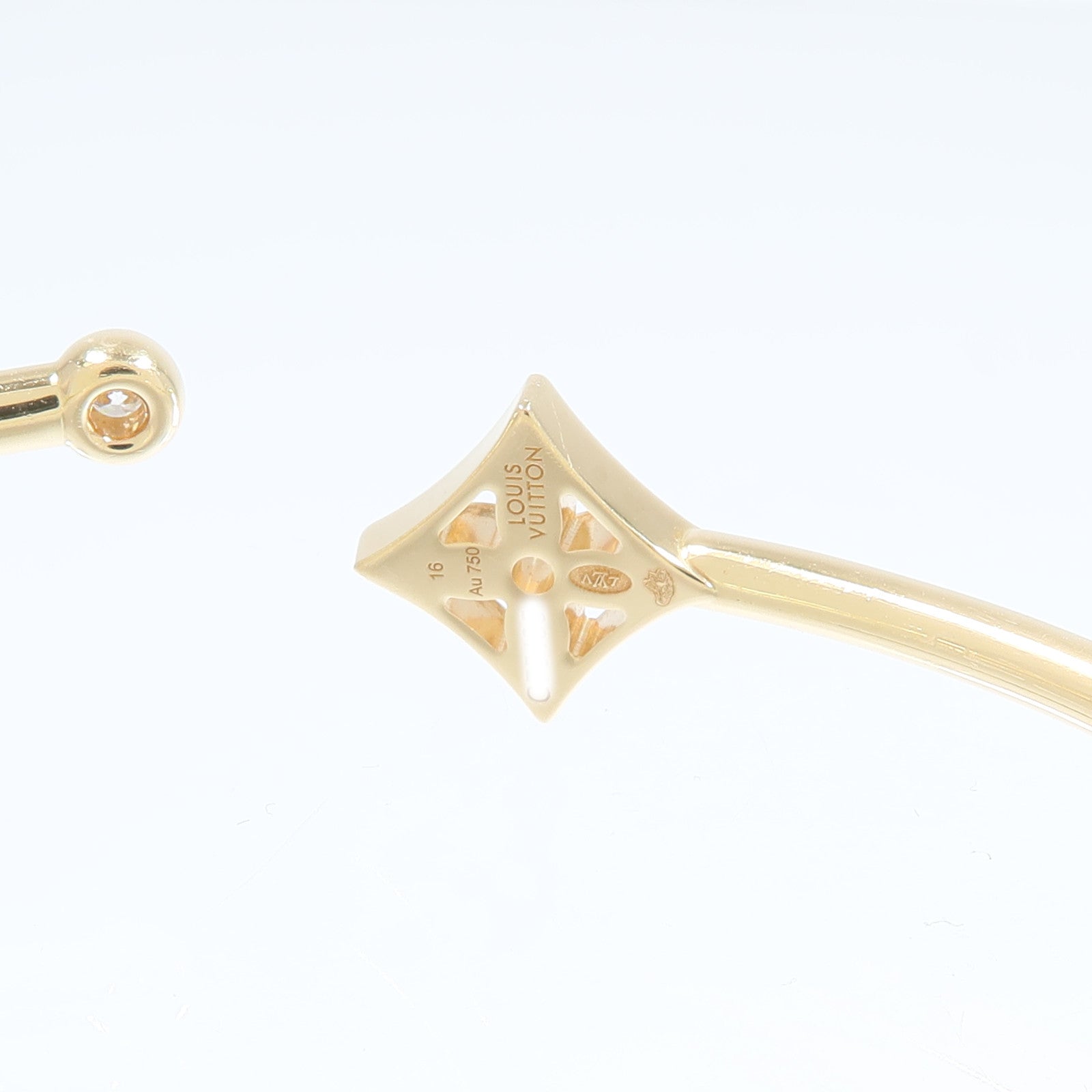 LOUIS VUITTON 18K黃金Idylle Blossom Twist手鏈
