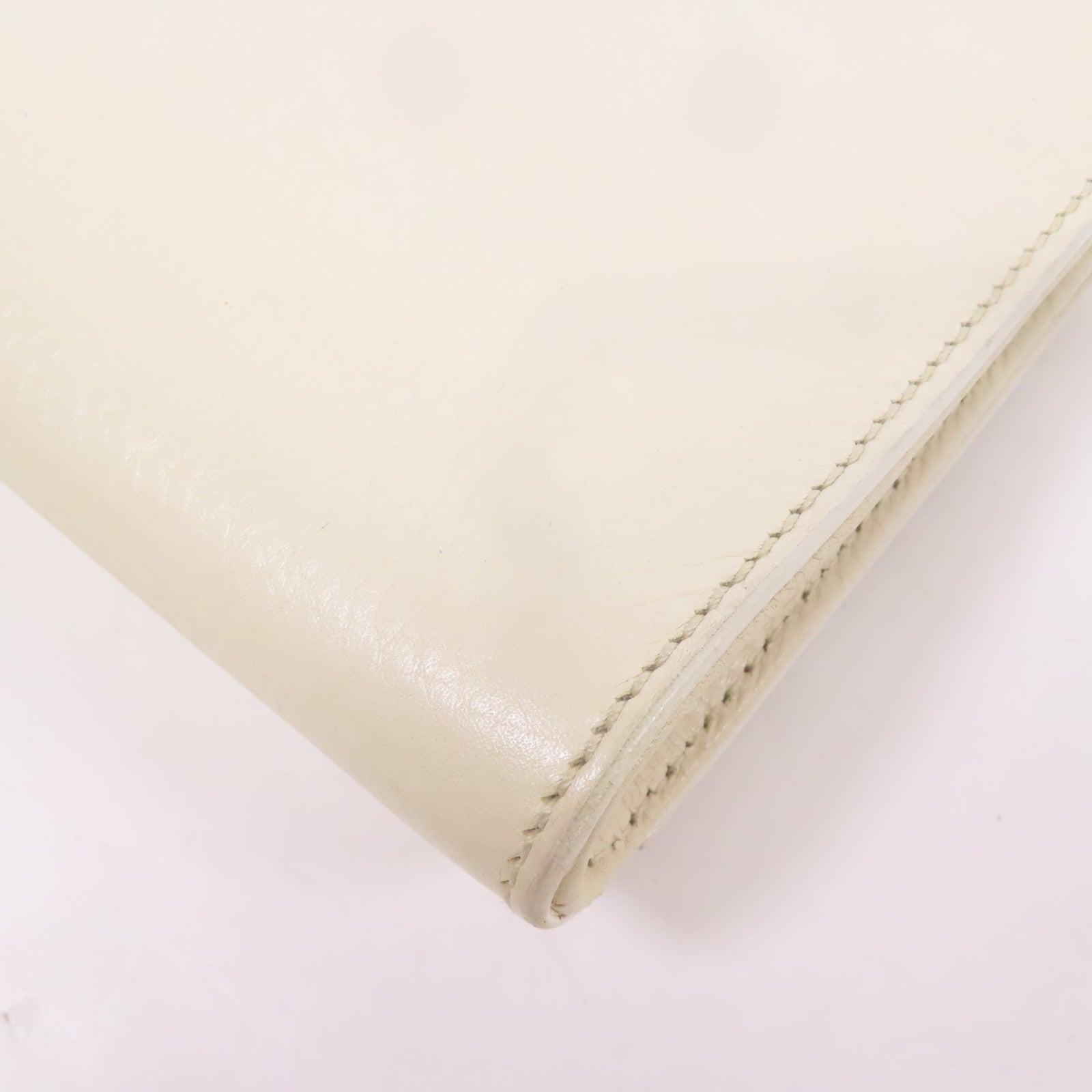 GUCCI 皮革Clutch Bag銀扣手拿包