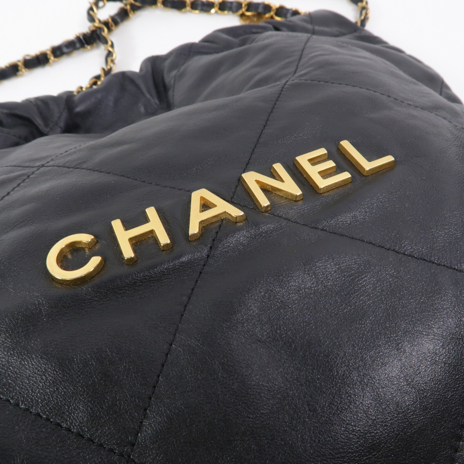 CHANEL 牛皮皮革Chanel 22 Small手挽袋