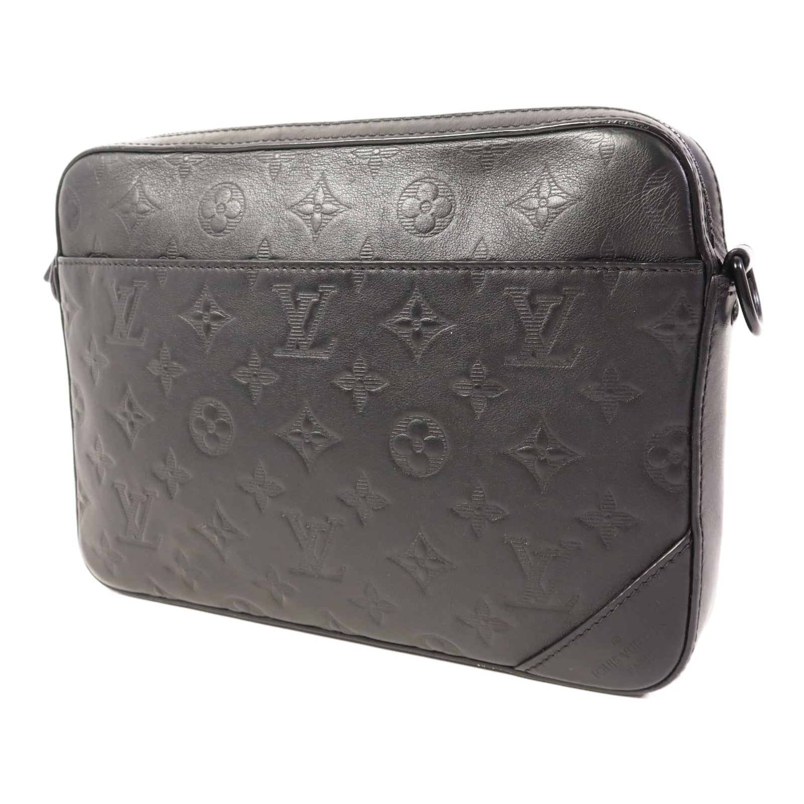 LOUIS VUITTON Monogam Shadow Dou Messenger Bag肩背袋