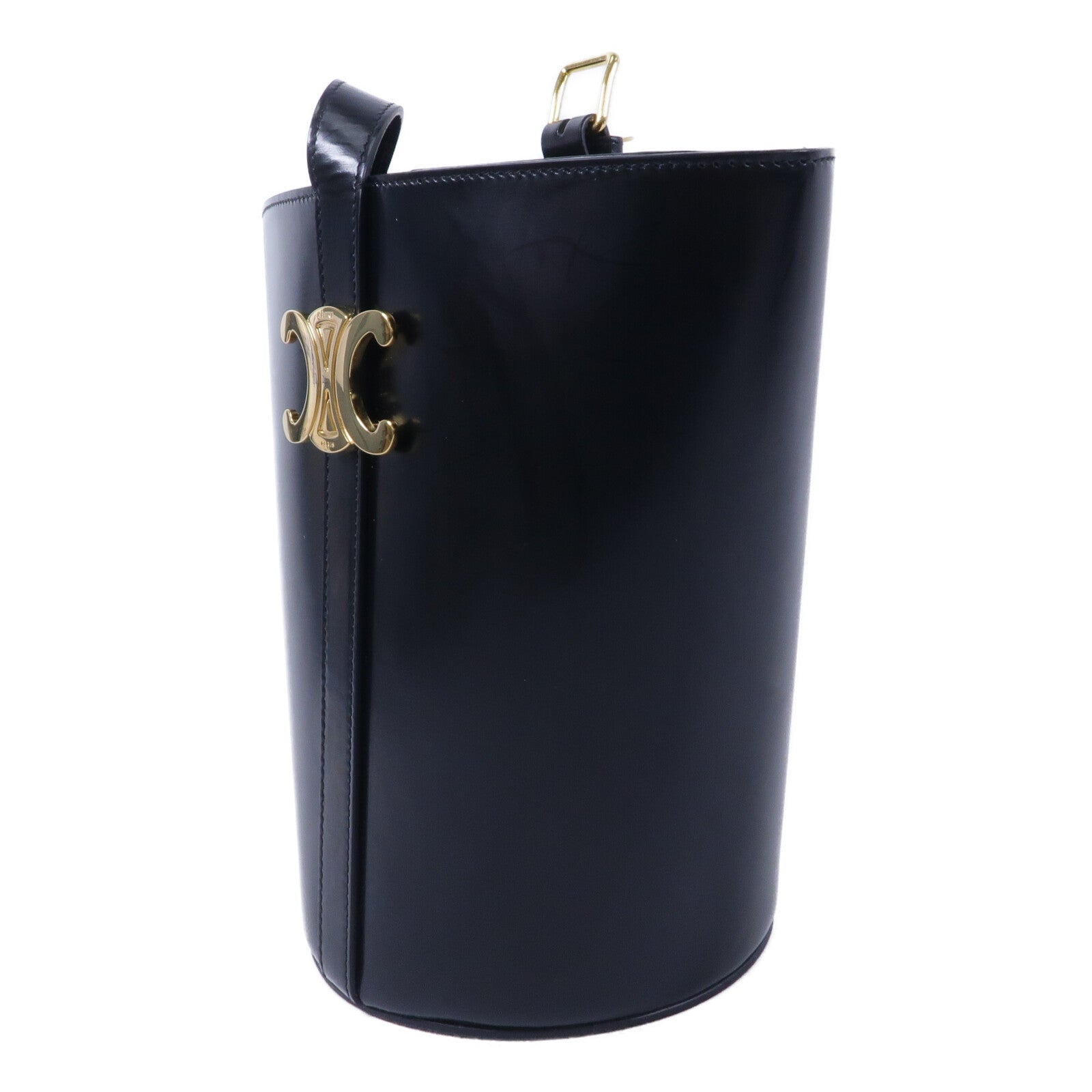 CELINE 牛皮皮革Bucket Triomohe肩背袋
