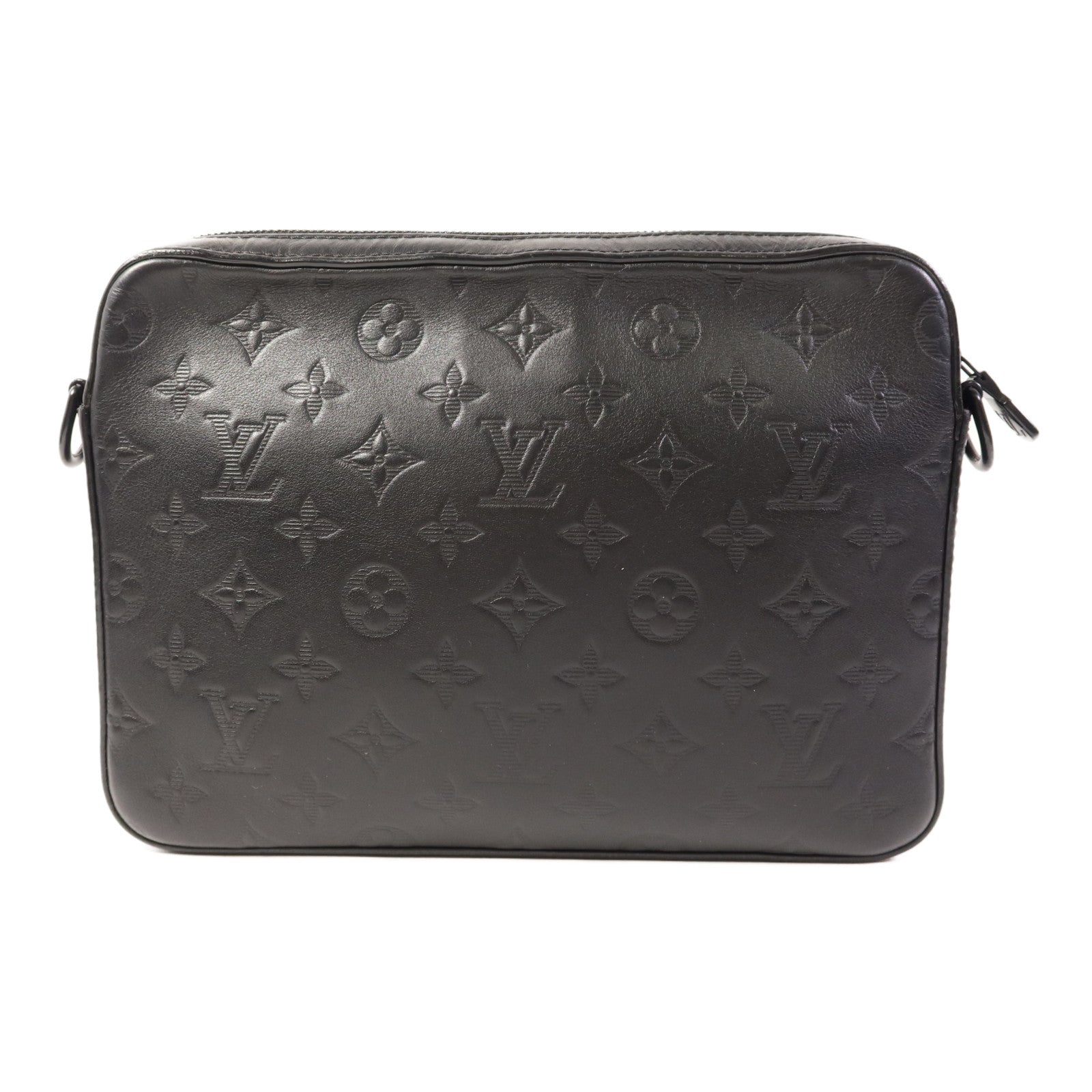 LOUIS VUITTON Monogam Shadow Dou Messenger Bag肩背袋