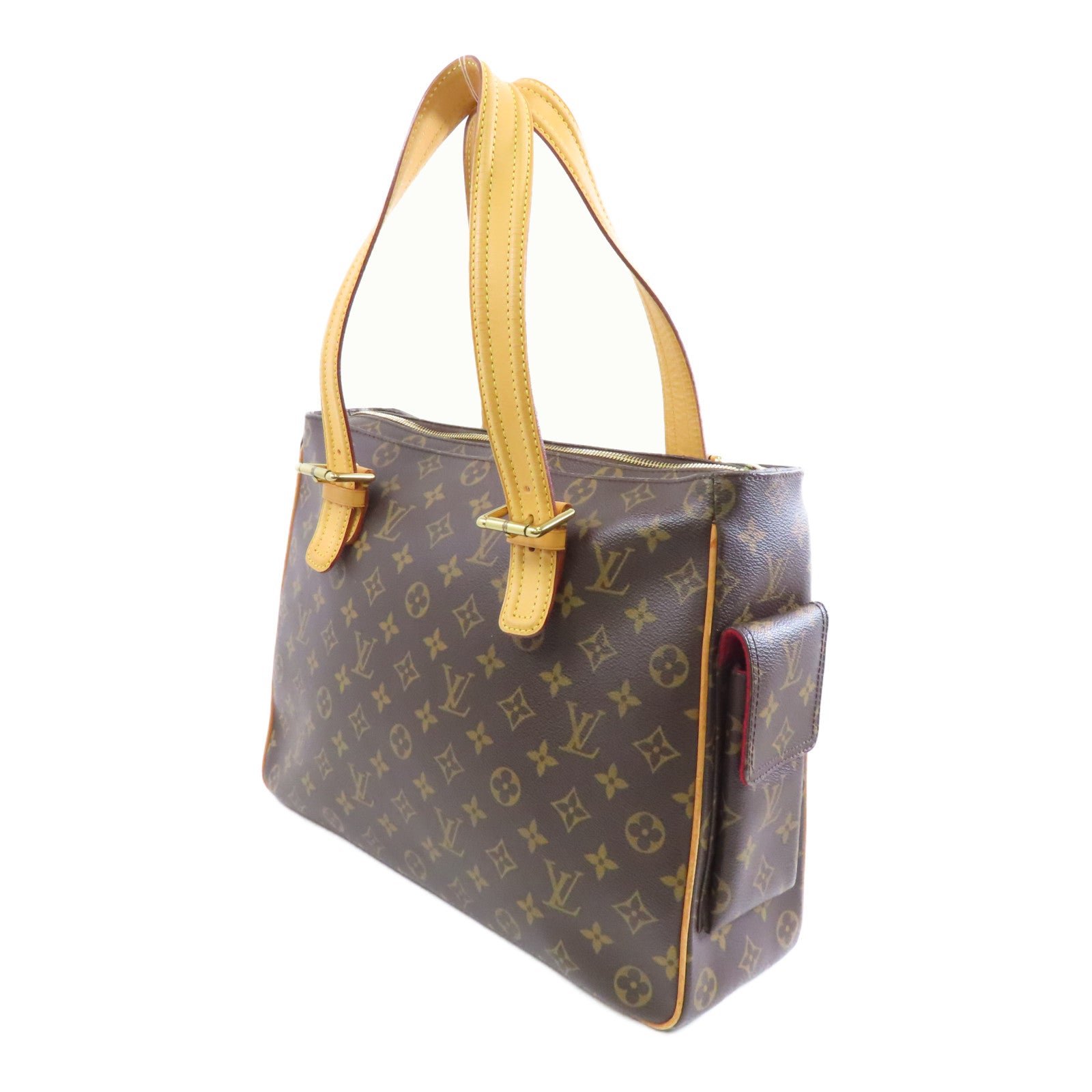 LOUIS VUITTON 【激減優惠】Monogram Multipli-Cite金扣肩背袋棕色