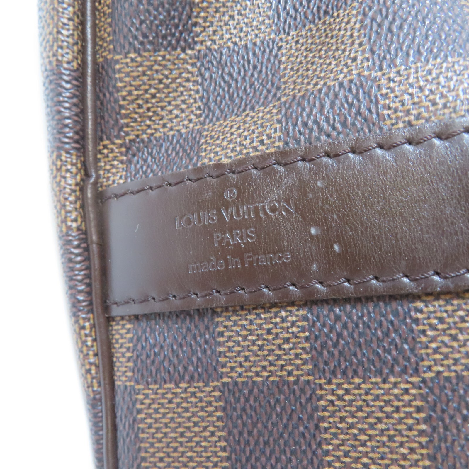 LOUIS VUITTON Damier Keepall Bandouliere 45金扣手挽袋啡色